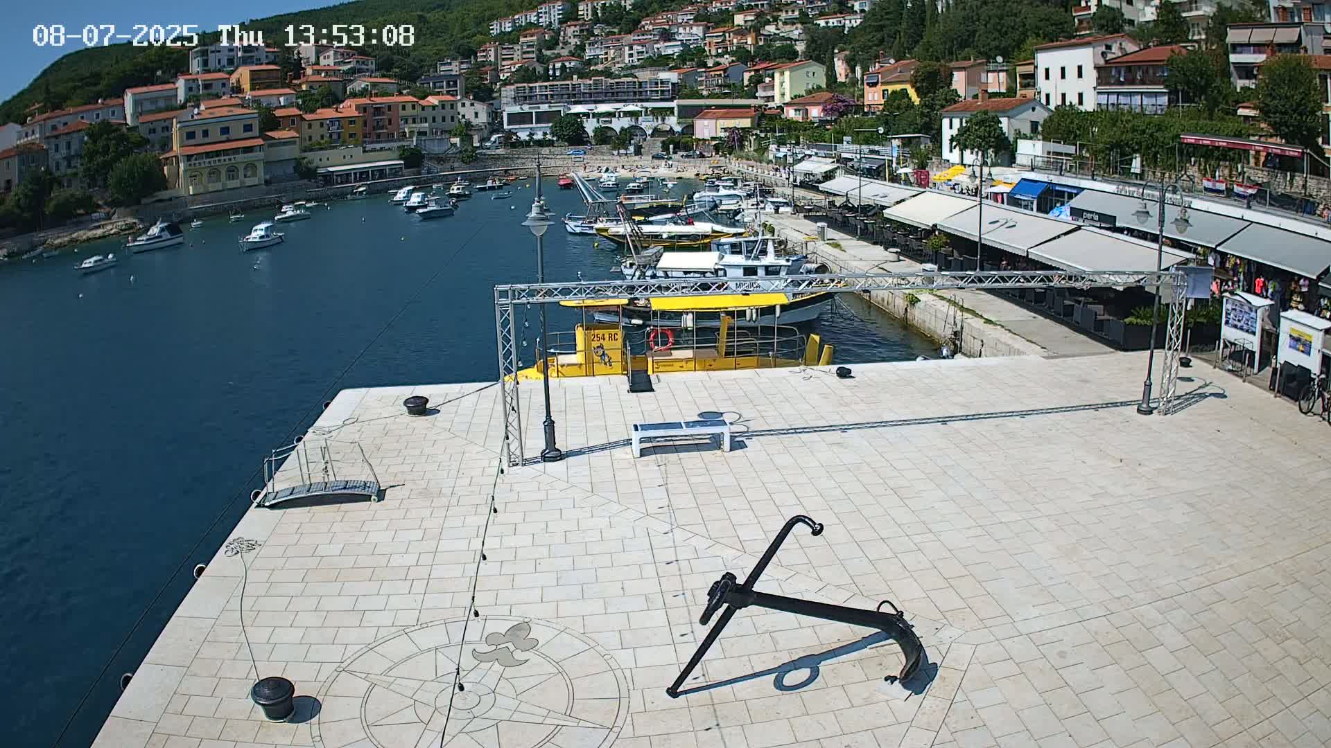 Luka Rabac Port Live Cam - Rabac, Labin, Istria, Croatia