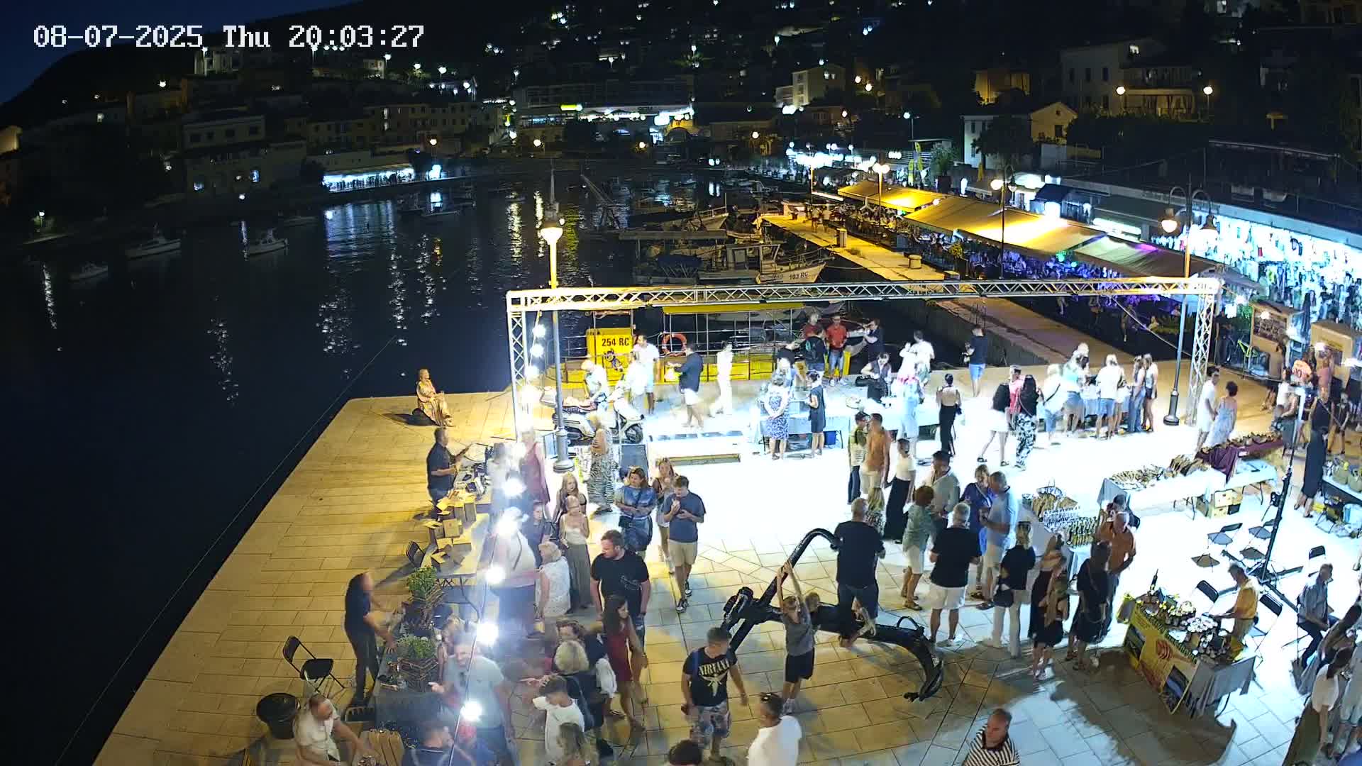 Luka Rabac Port Live Cam - Rabac, Labin, Istria, Croatia