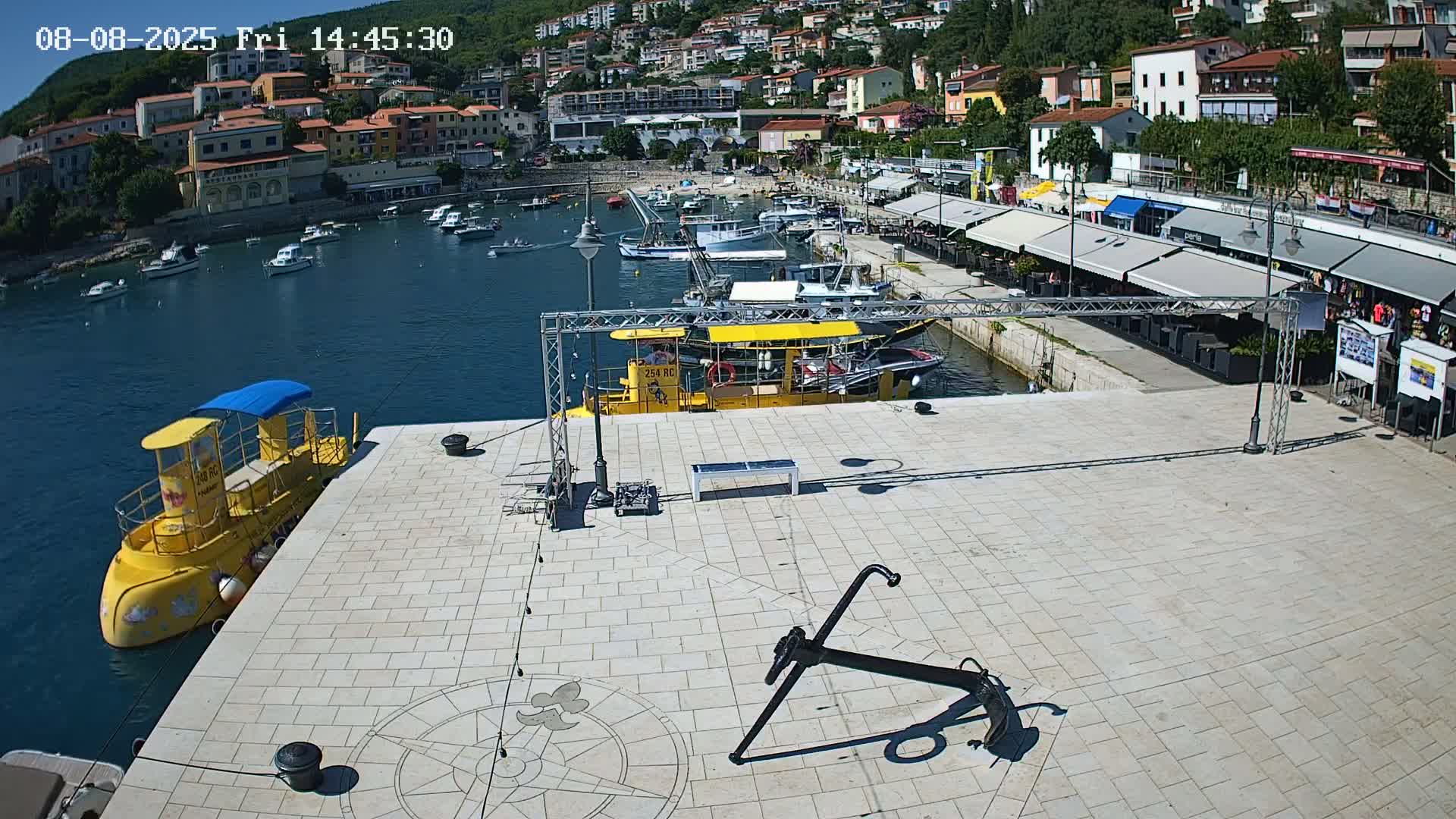 Luka Rabac Port Live Cam - Rabac, Labin, Istria, Croatia
