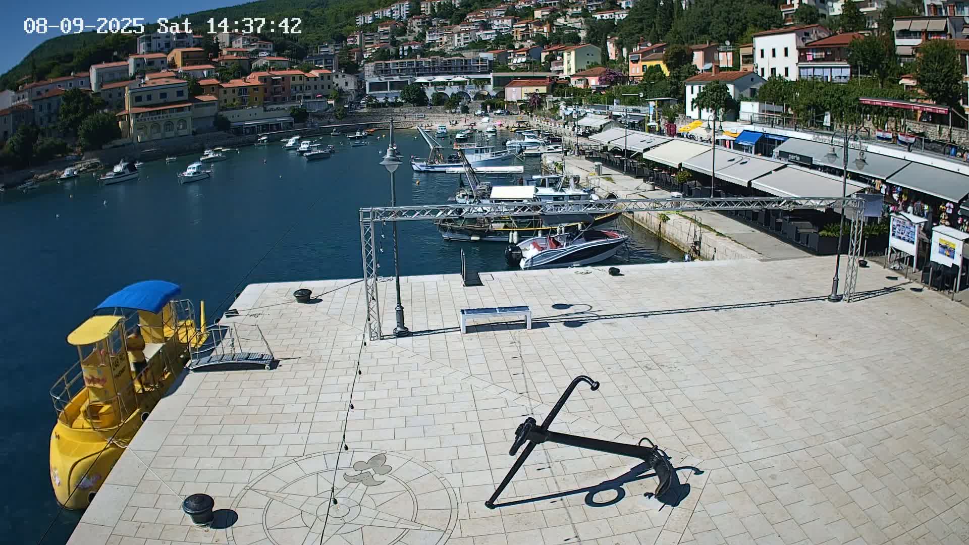 Luka Rabac Port Live Cam - Rabac, Labin, Istria, Croatia