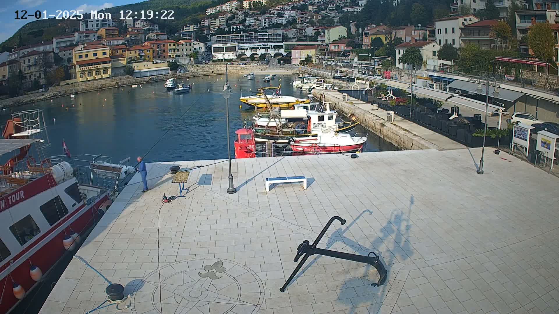Luka Rabac Port Live Cam - Rabac, Labin, Istria, Croatia