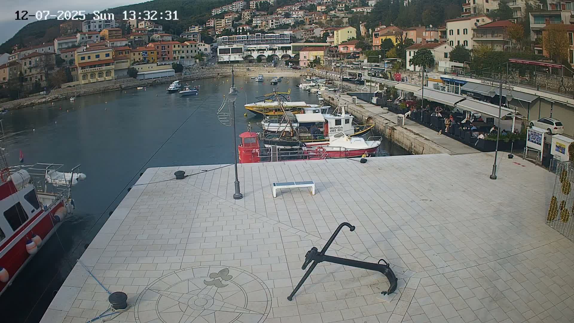 Luka Rabac Port Live Cam - Rabac, Labin, Istria, Croatia