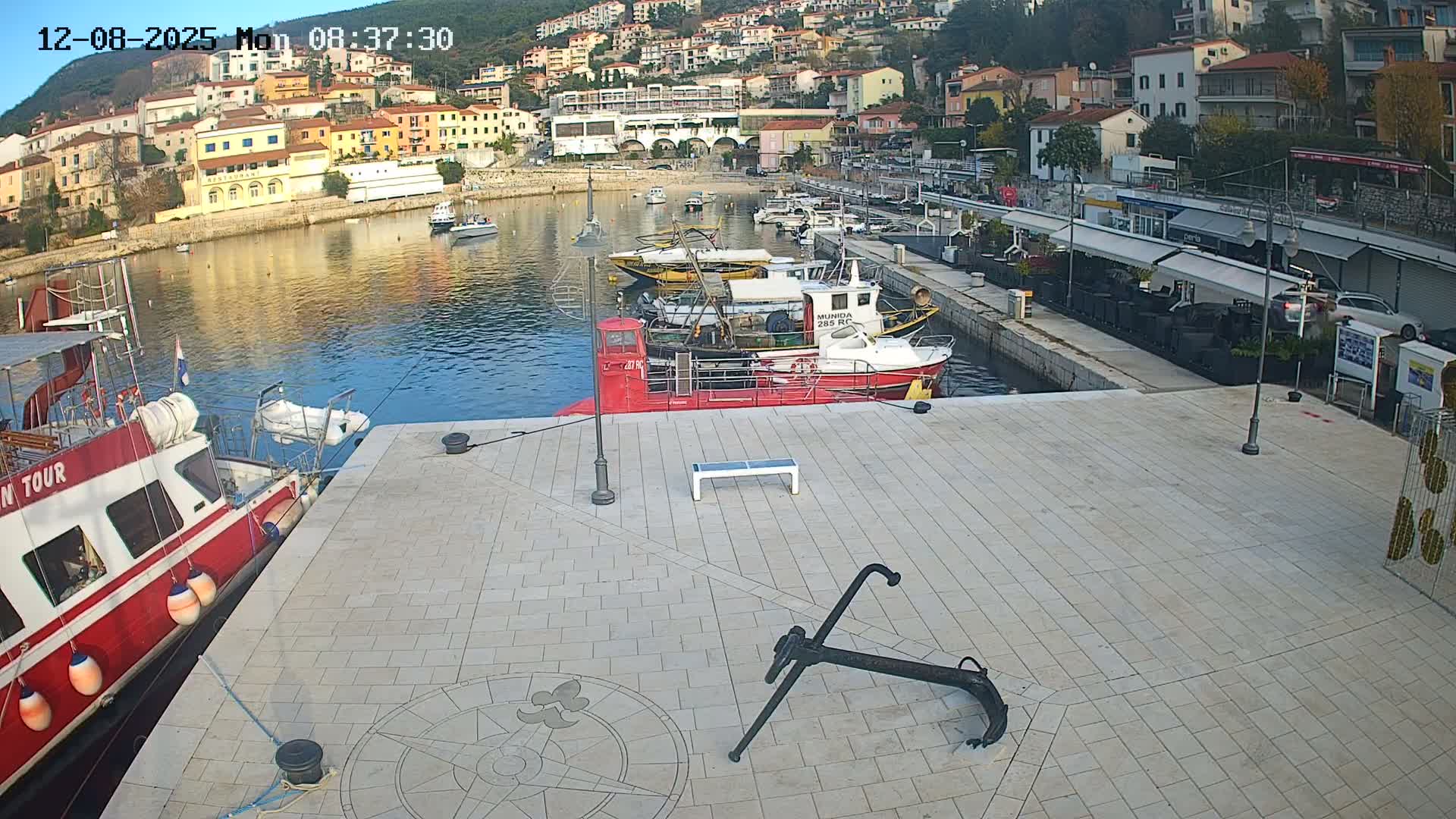 Luka Rabac Port Live Cam - Rabac, Labin, Istria, Croatia