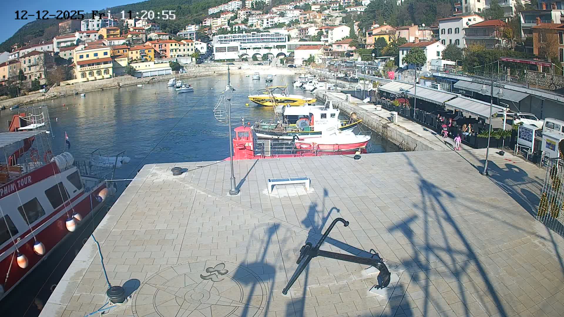 Luka Rabac Port Live Cam - Rabac, Labin, Istria, Croatia