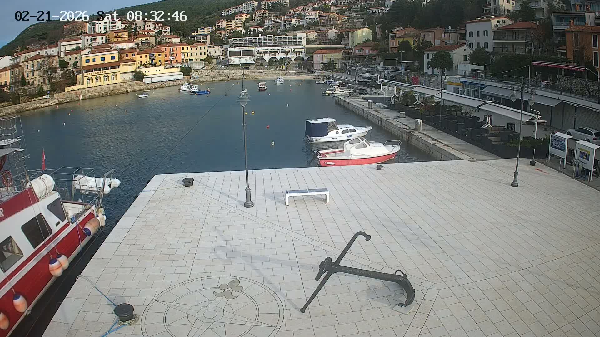 Luka Rabac Port Live Cam - Rabac, Labin, Istria, Croatia