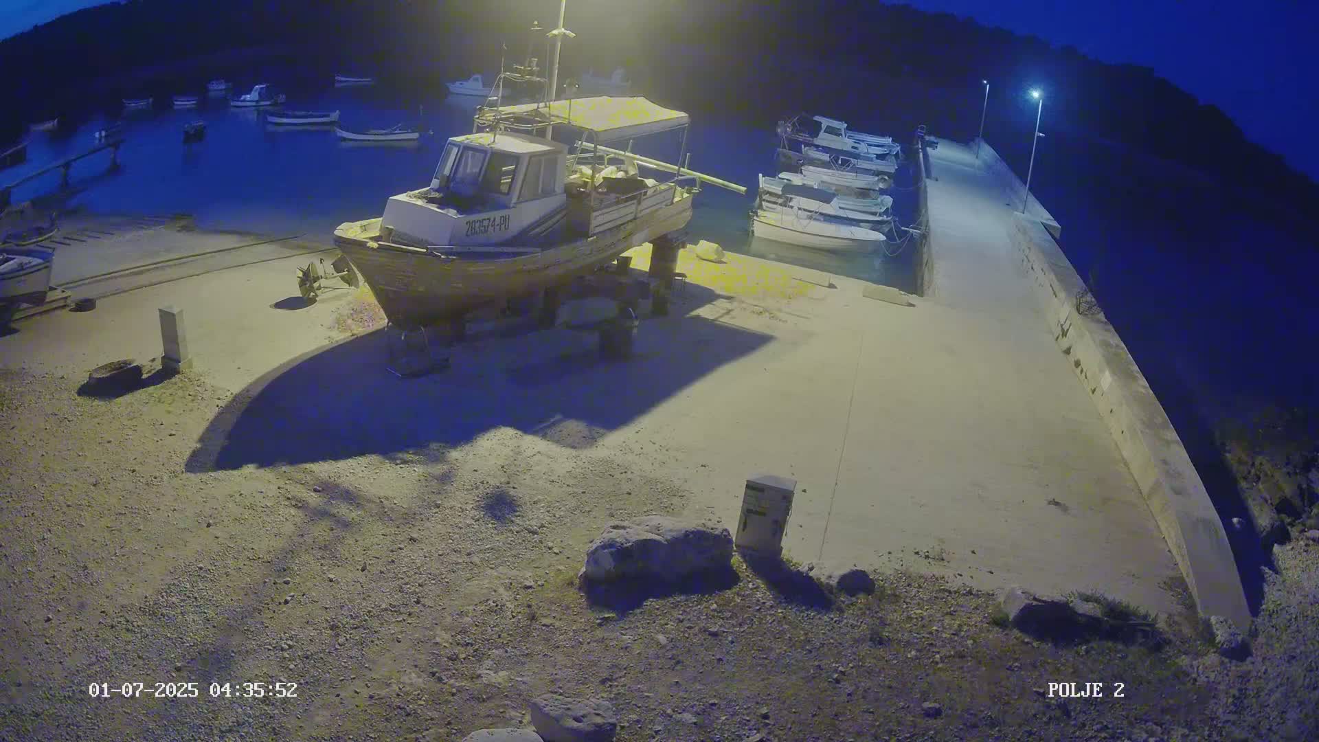 Premantura, Marina Uvala Polje Bay Live Cam - Medulin, Istria, Croatia