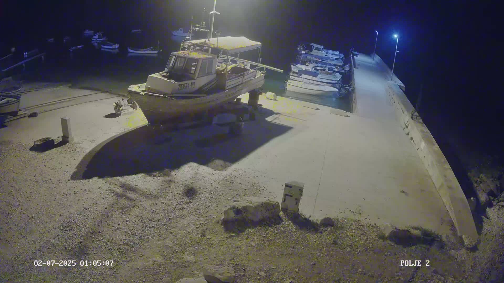 Premantura, Marina Uvala Polje Bay Live Cam - Medulin, Istria, Croatia