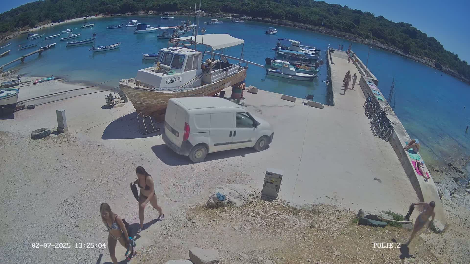 Premantura, Marina Uvala Polje Bay Live Cam - Medulin, Istria, Croatia
