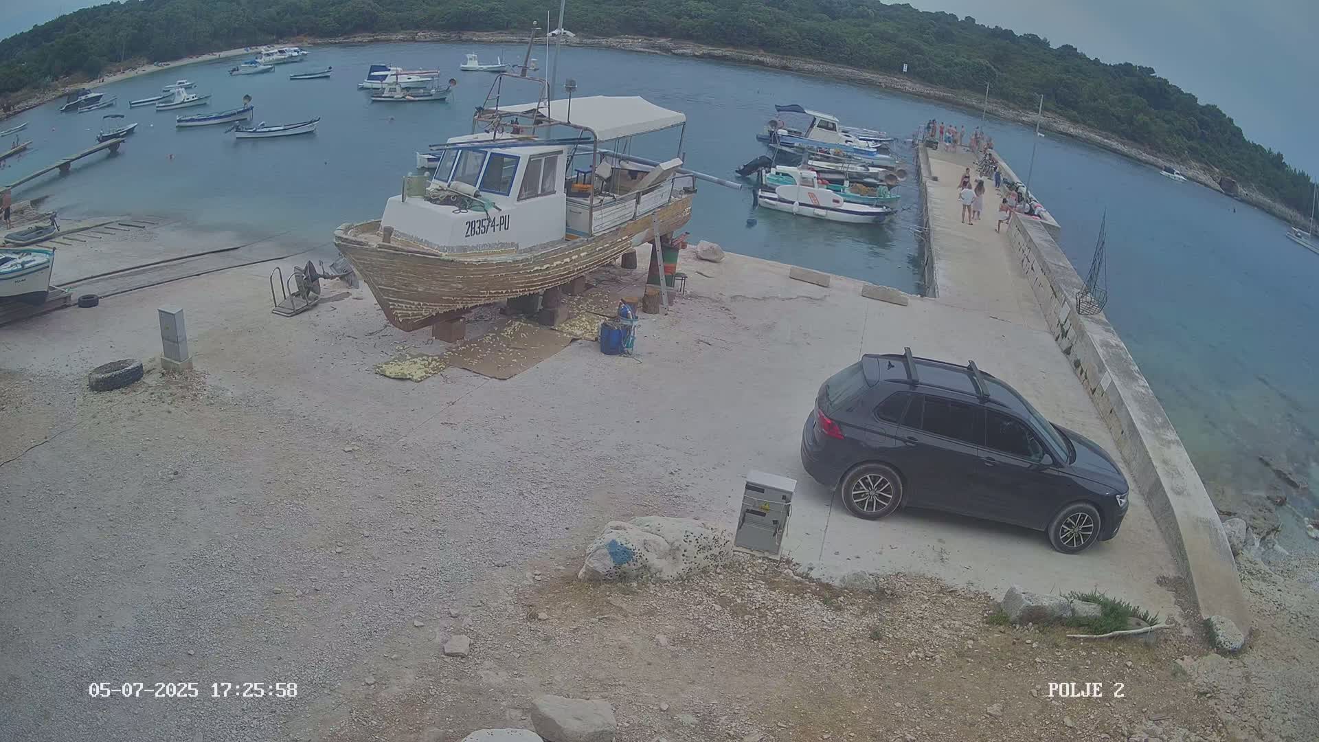 Premantura, Marina Uvala Polje Bay Live Cam - Medulin, Istria, Croatia