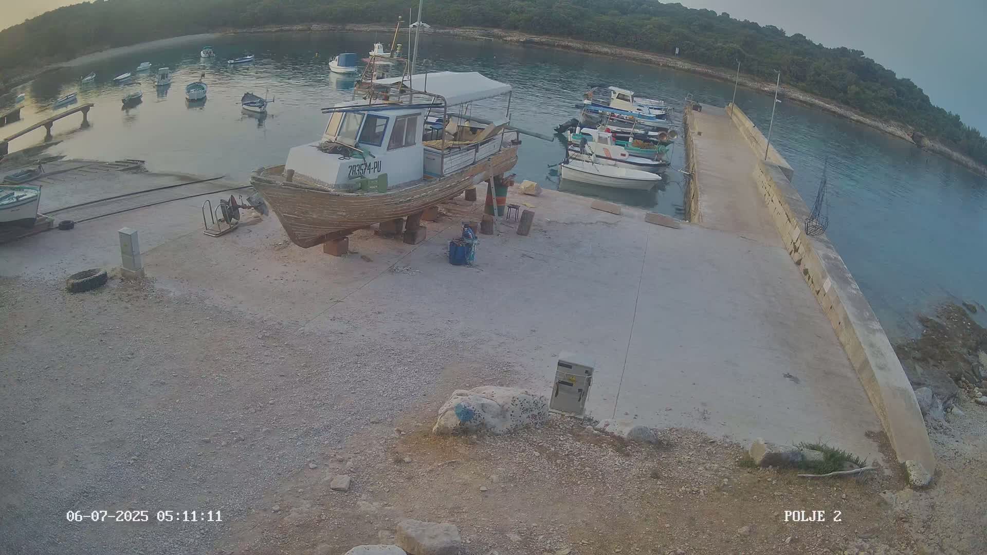 Premantura, Marina Uvala Polje Bay Live Cam - Medulin, Istria, Croatia