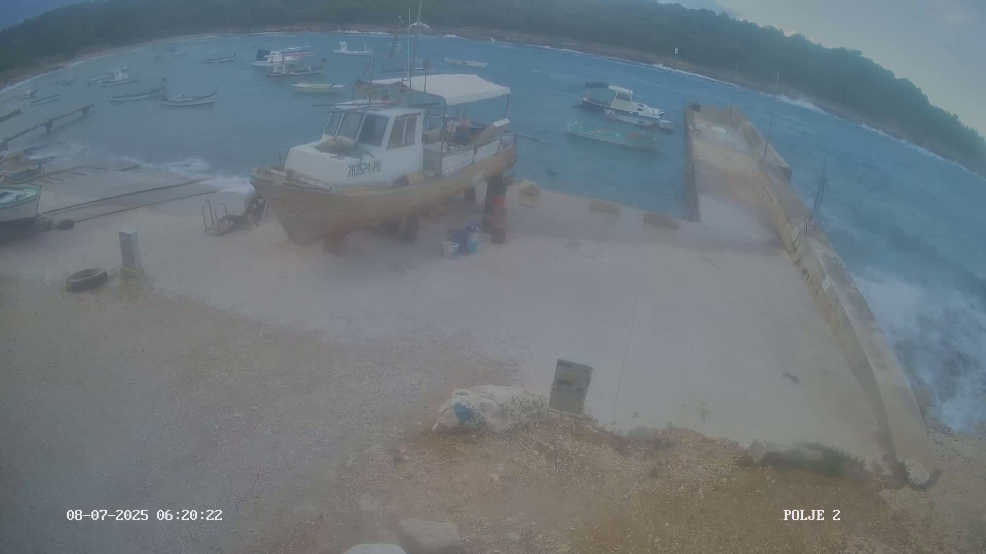 Premantura, Marina Uvala Polje Bay Live Cam - Medulin, Istria, Croatia