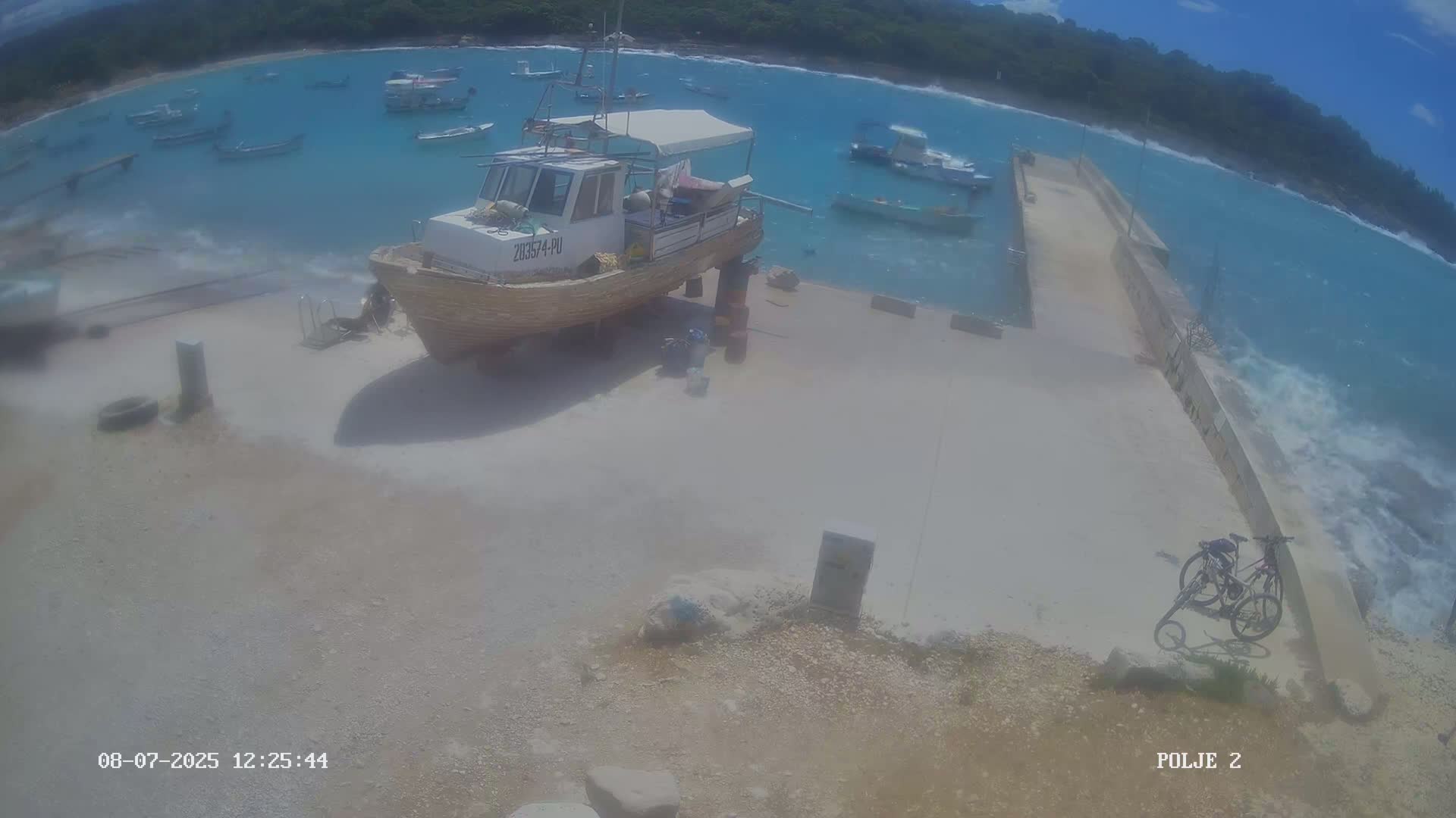 Premantura, Marina Uvala Polje Bay Live Cam - Medulin, Istria, Croatia