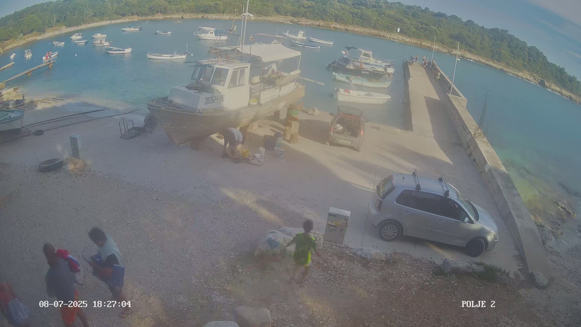 Premantura, Marina Uvala Polje Bay Live Cam - Medulin, Istria, Croatia