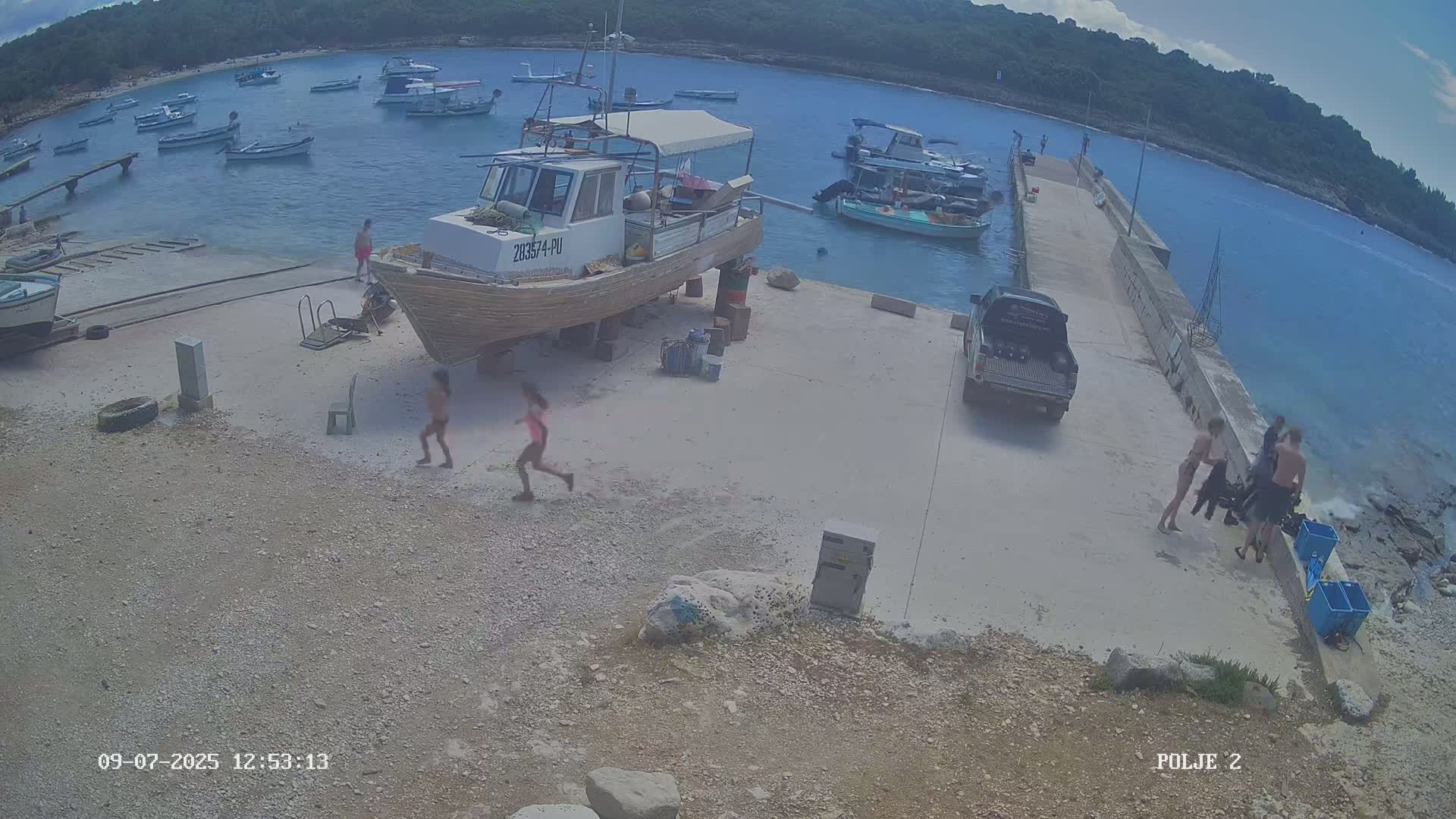 Premantura, Marina Uvala Polje Bay Live Cam - Medulin, Istria, Croatia
