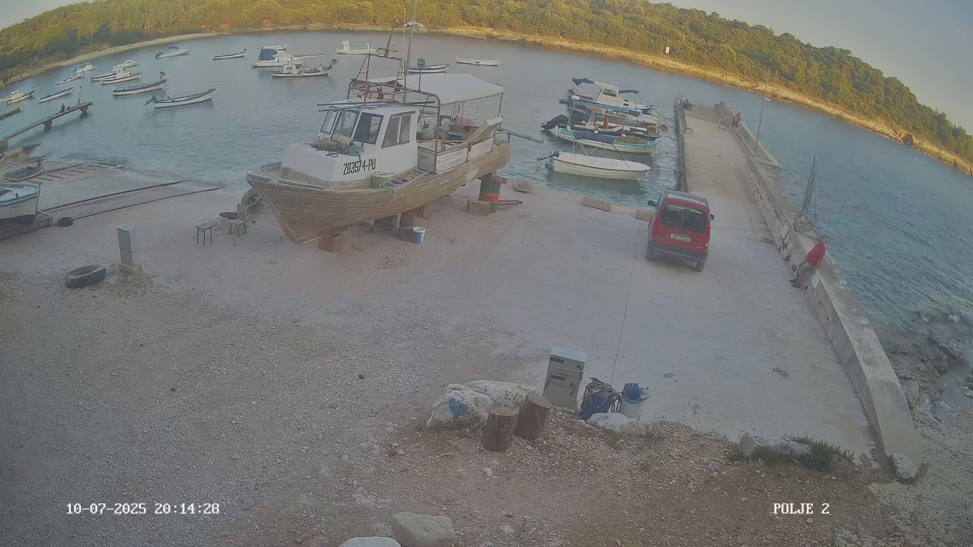 Premantura, Marina Uvala Polje Bay Live Cam - Medulin, Istria, Croatia