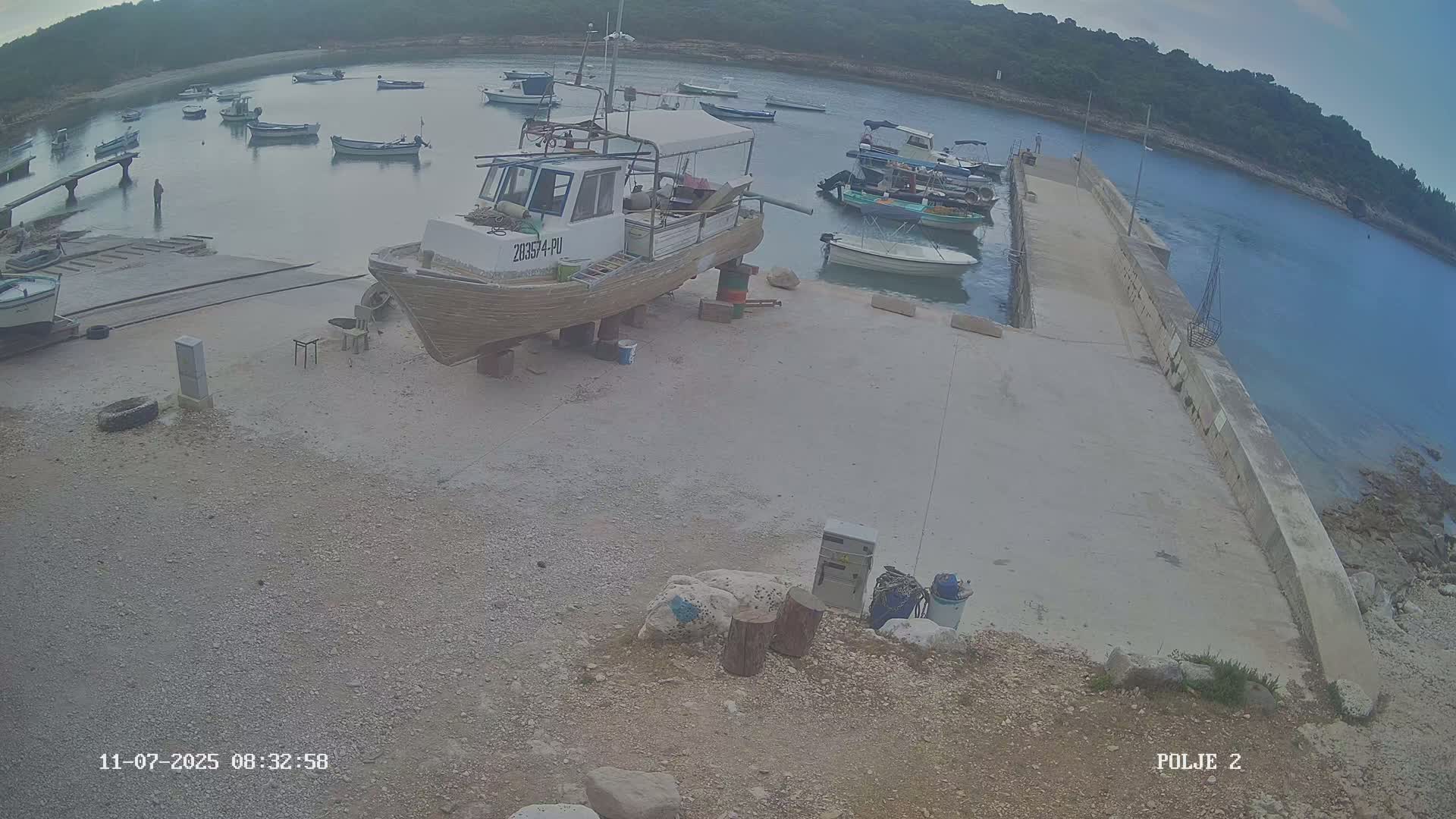 Premantura, Marina Uvala Polje Bay Live Cam - Medulin, Istria, Croatia