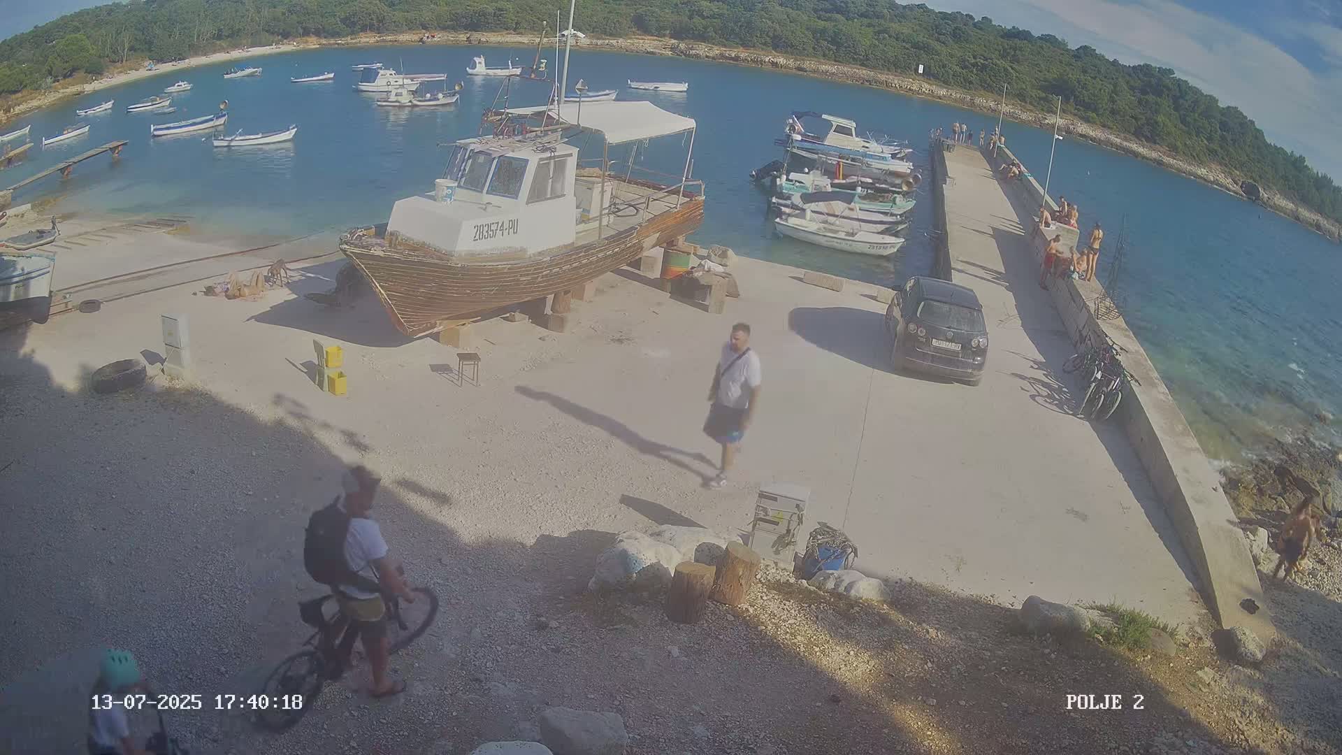 Premantura, Marina Uvala Polje Bay Live Cam - Medulin, Istria, Croatia