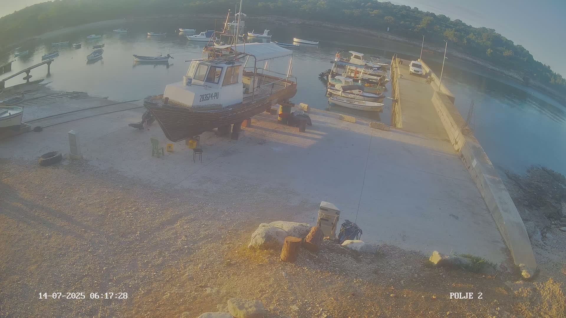 Premantura, Marina Uvala Polje Bay Live Cam - Medulin, Istria, Croatia