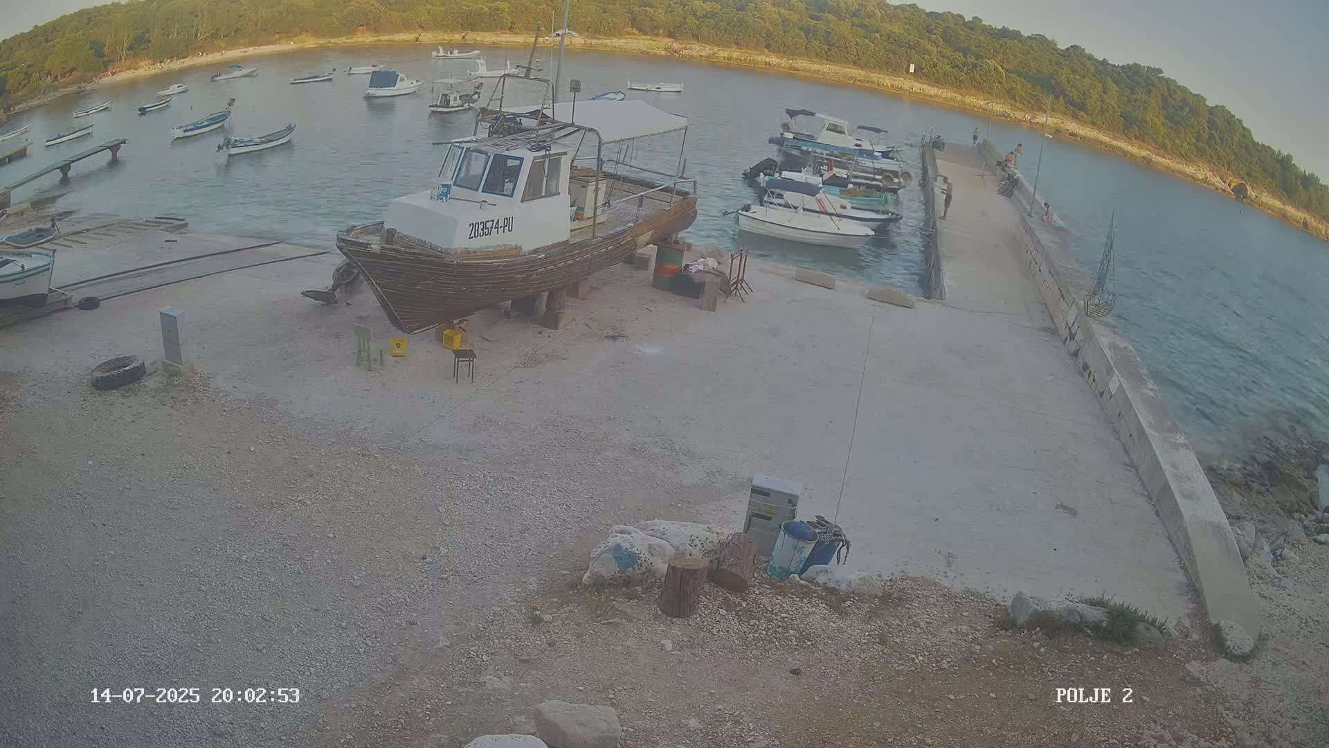 Premantura, Marina Uvala Polje Bay Live Cam - Medulin, Istria, Croatia
