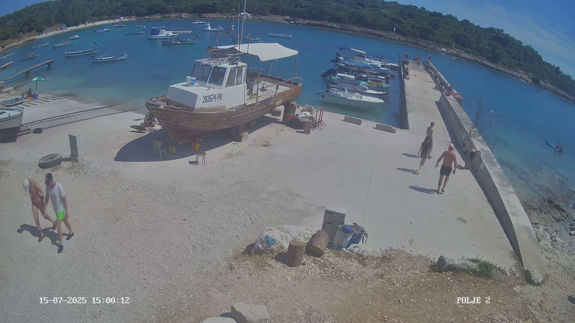 Premantura, Marina Uvala Polje Bay Live Cam - Medulin, Istria, Croatia