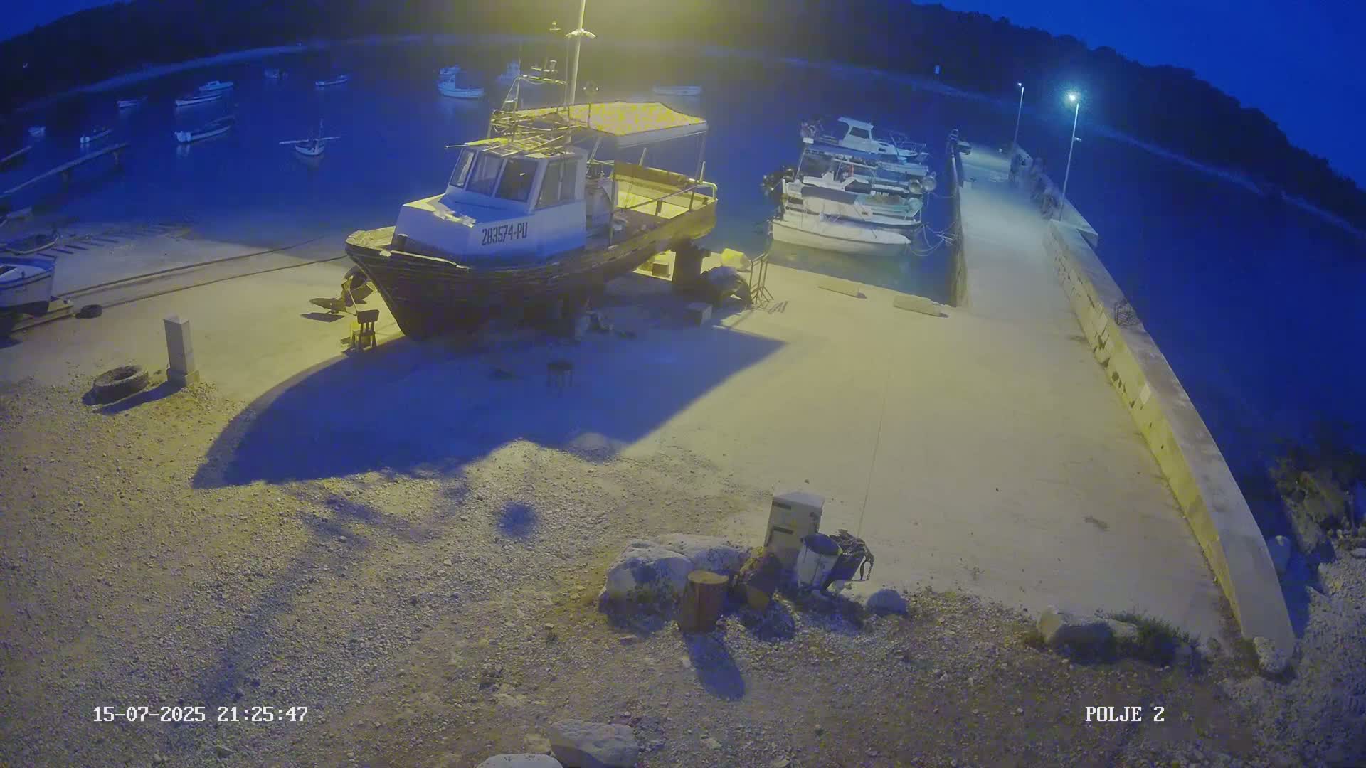 Premantura, Marina Uvala Polje Bay Live Cam - Medulin, Istria, Croatia
