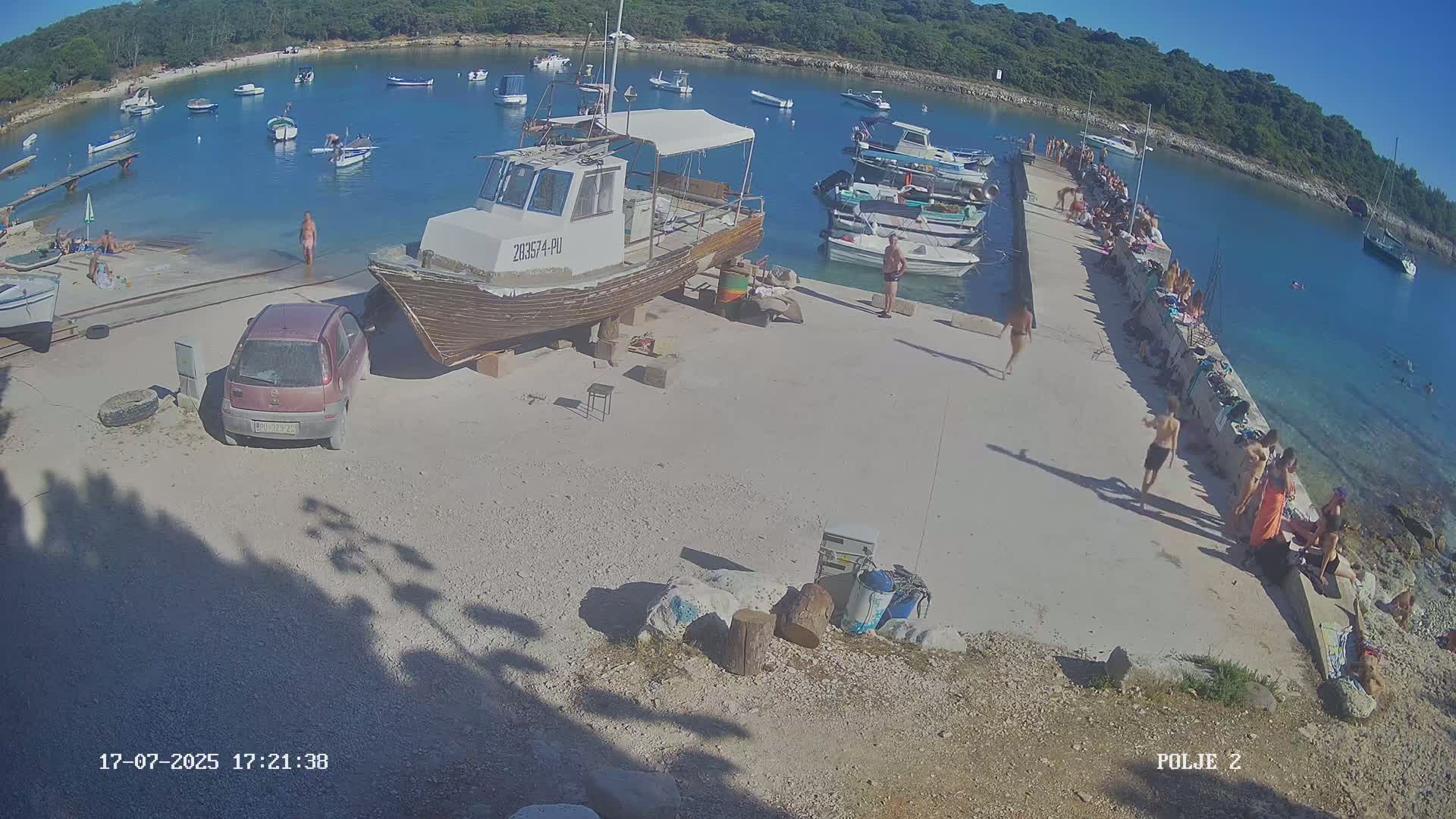 Premantura, Marina Uvala Polje Bay Live Cam - Medulin, Istria, Croatia