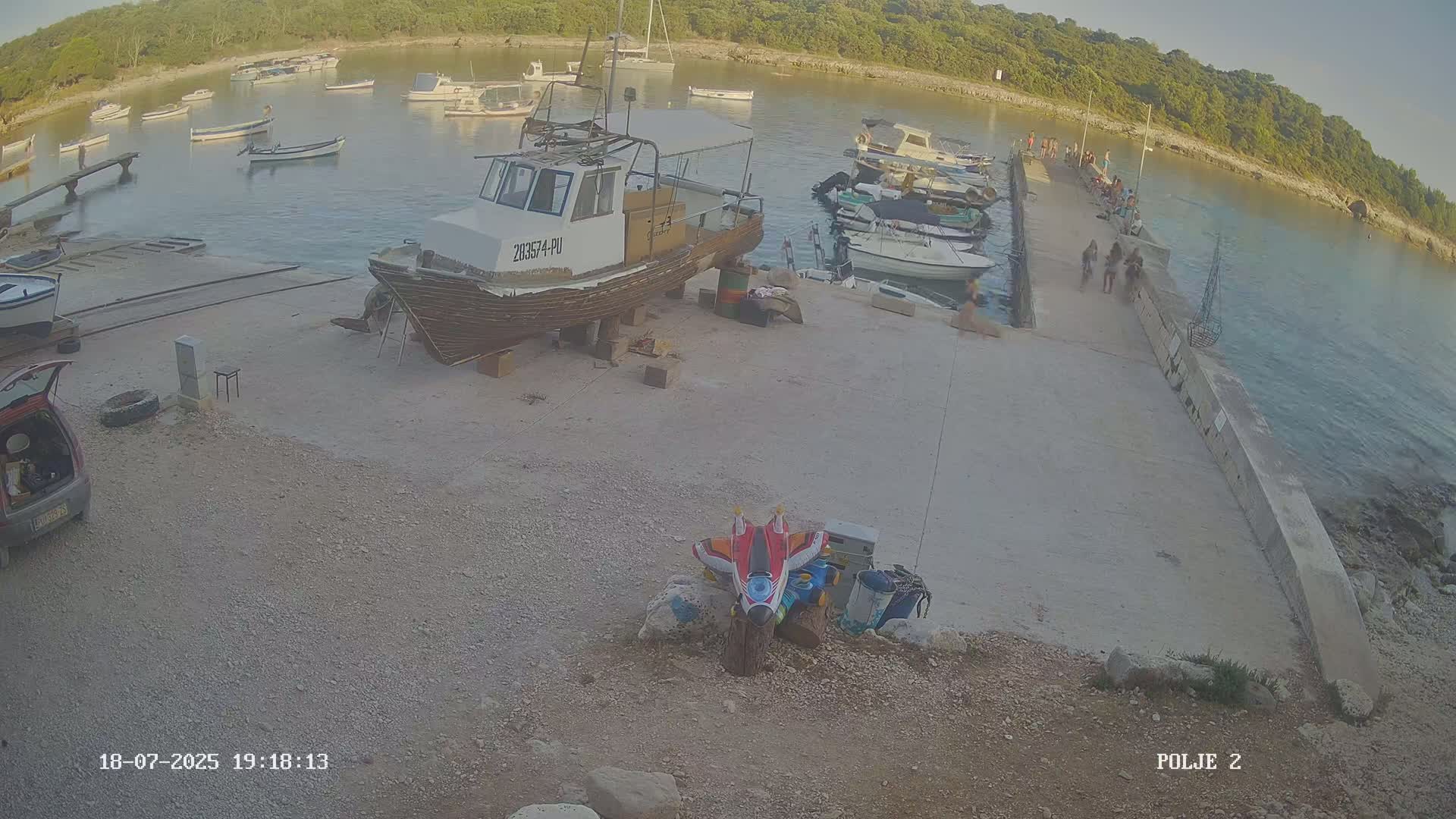 Premantura, Marina Uvala Polje Bay Live Cam - Medulin, Istria, Croatia
