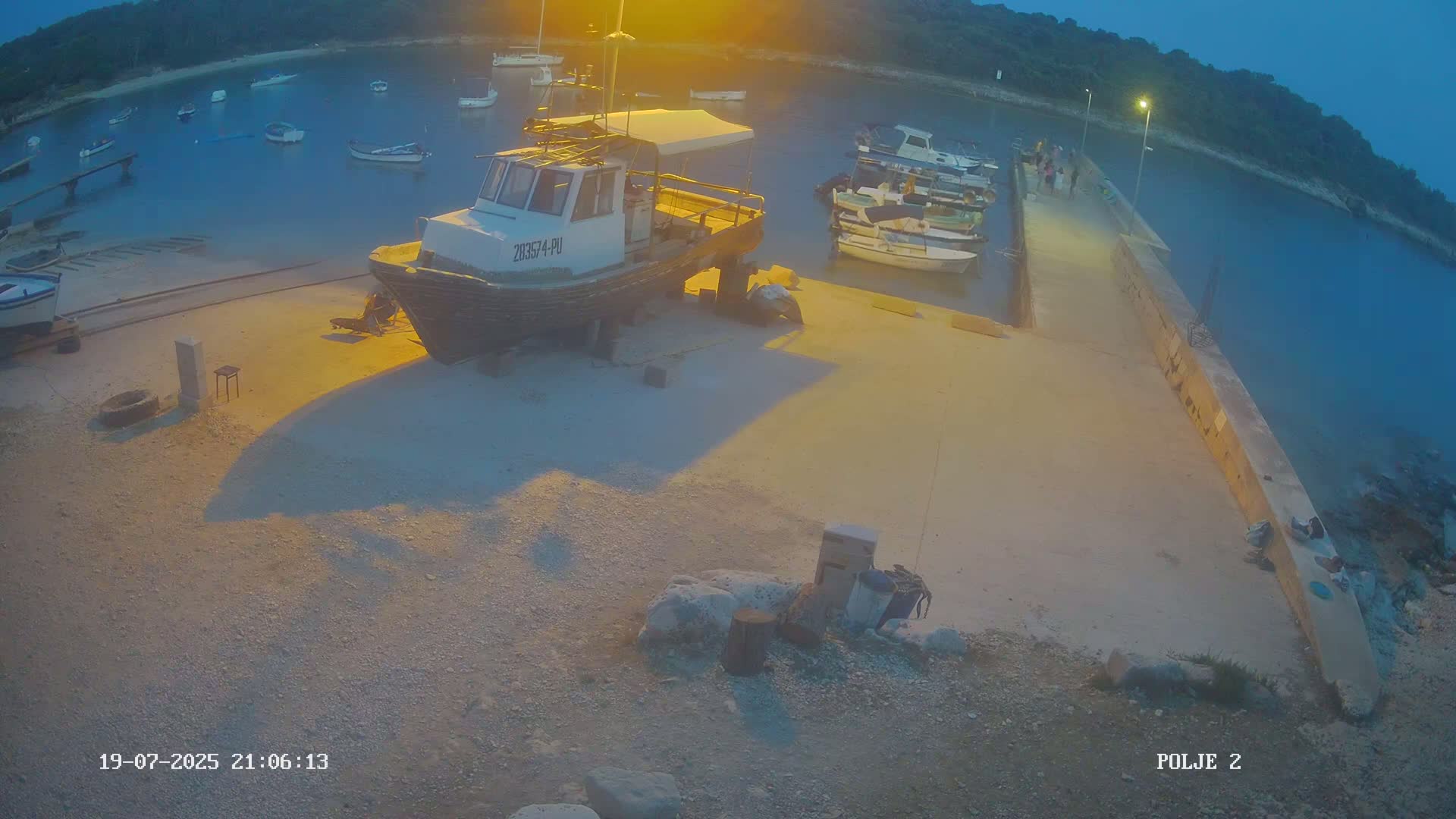 Premantura, Marina Uvala Polje Bay Live Cam - Medulin, Istria, Croatia