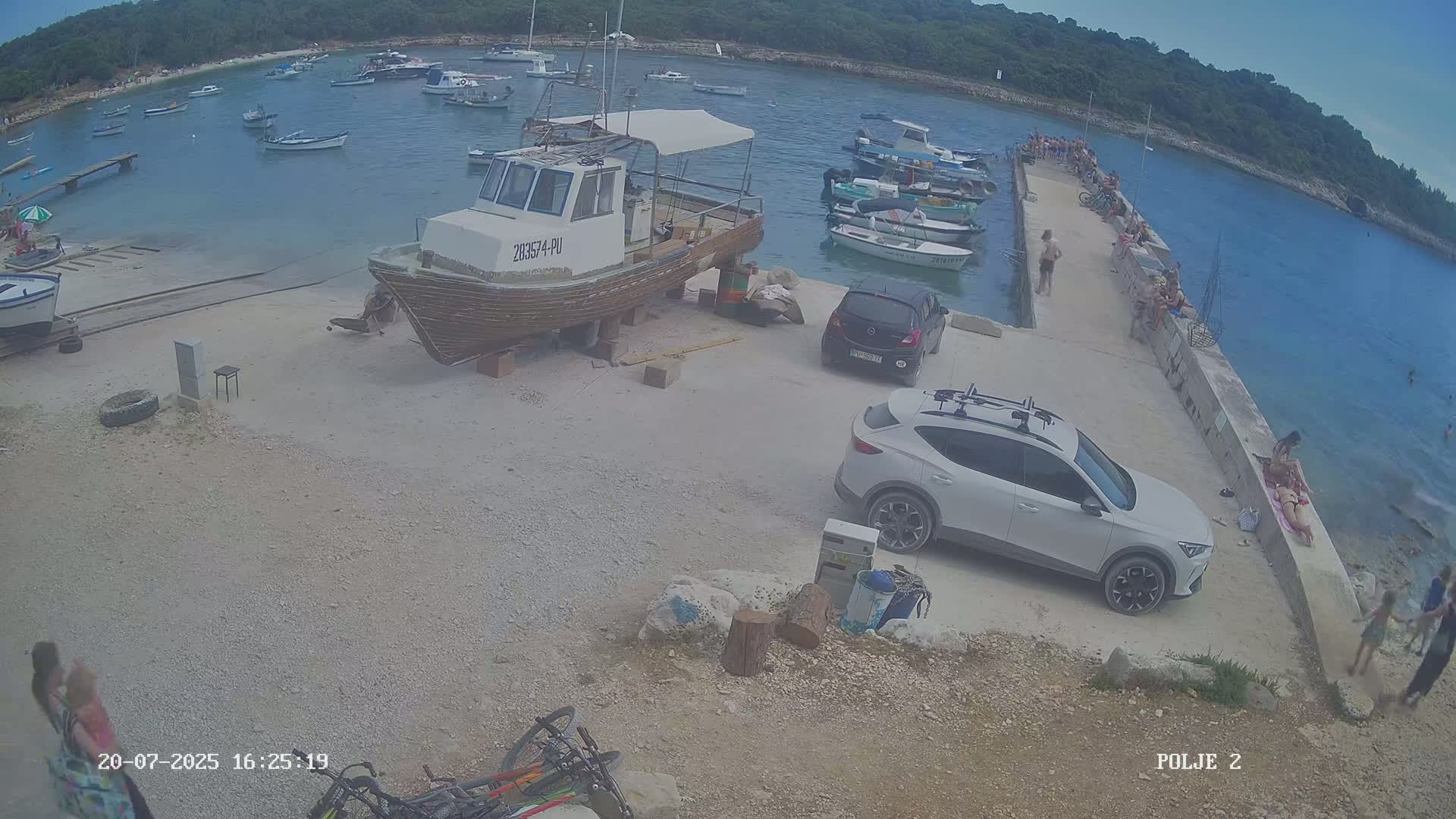 Premantura, Marina Uvala Polje Bay Live Cam - Medulin, Istria, Croatia
