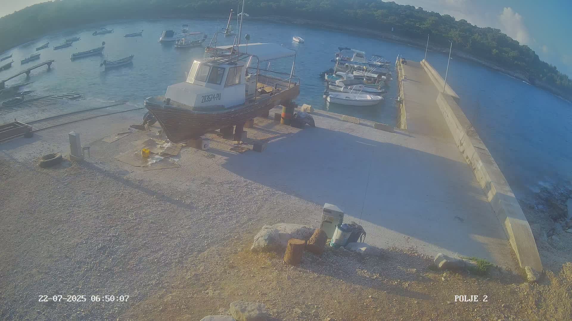 Premantura, Marina Uvala Polje Bay Live Cam - Medulin, Istria, Croatia