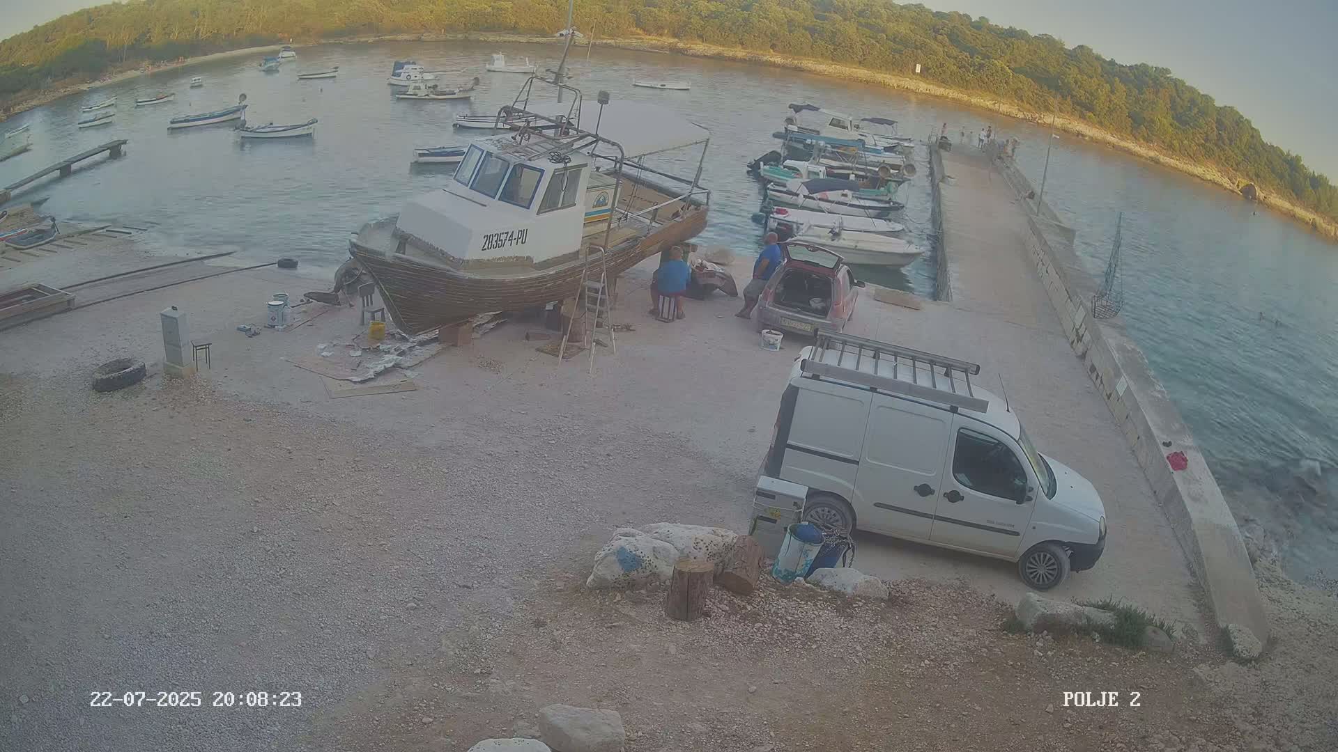 Premantura, Marina Uvala Polje Bay Live Cam - Medulin, Istria, Croatia