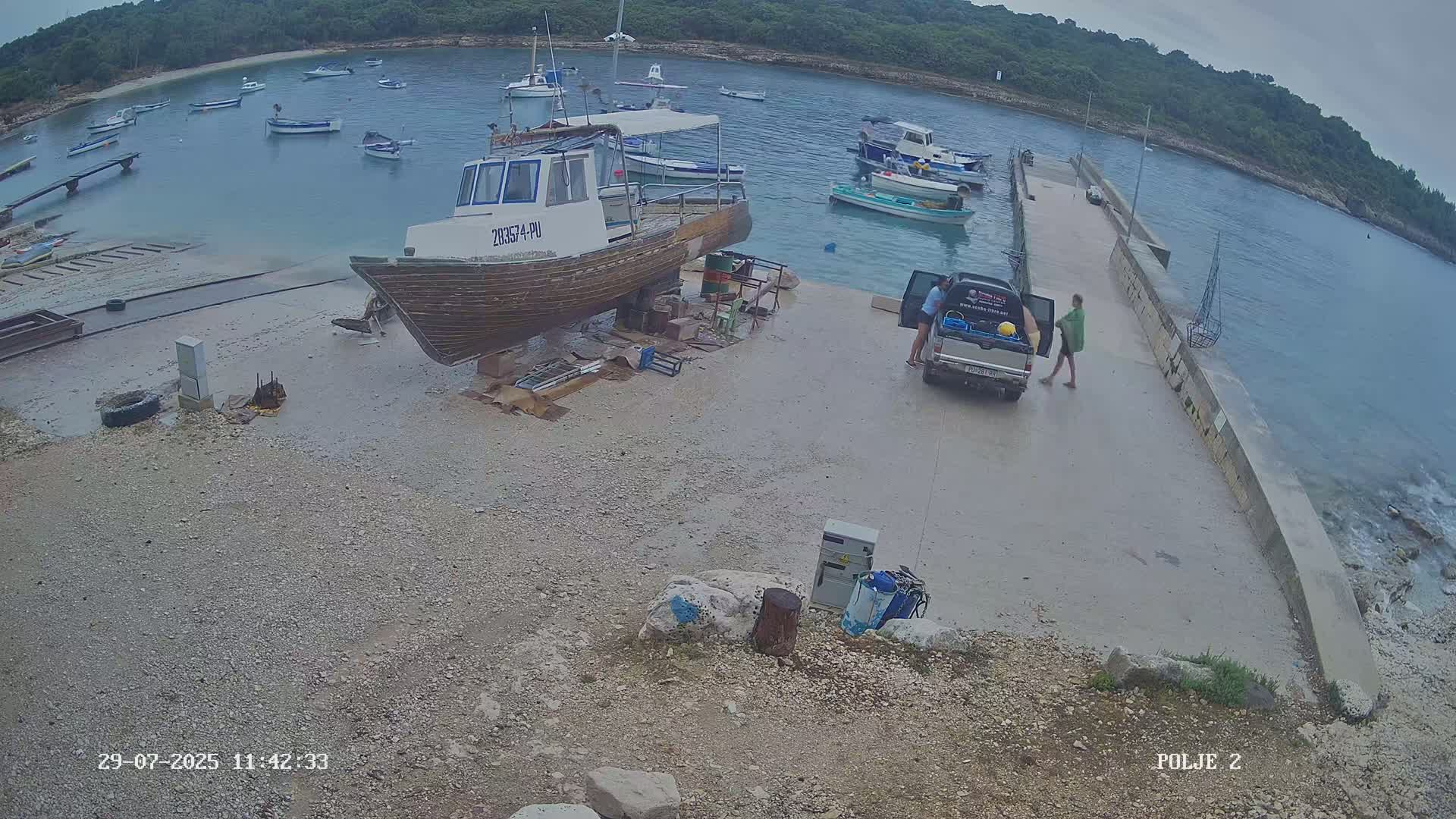 Premantura, Marina Uvala Polje Bay Live Cam - Medulin, Istria, Croatia