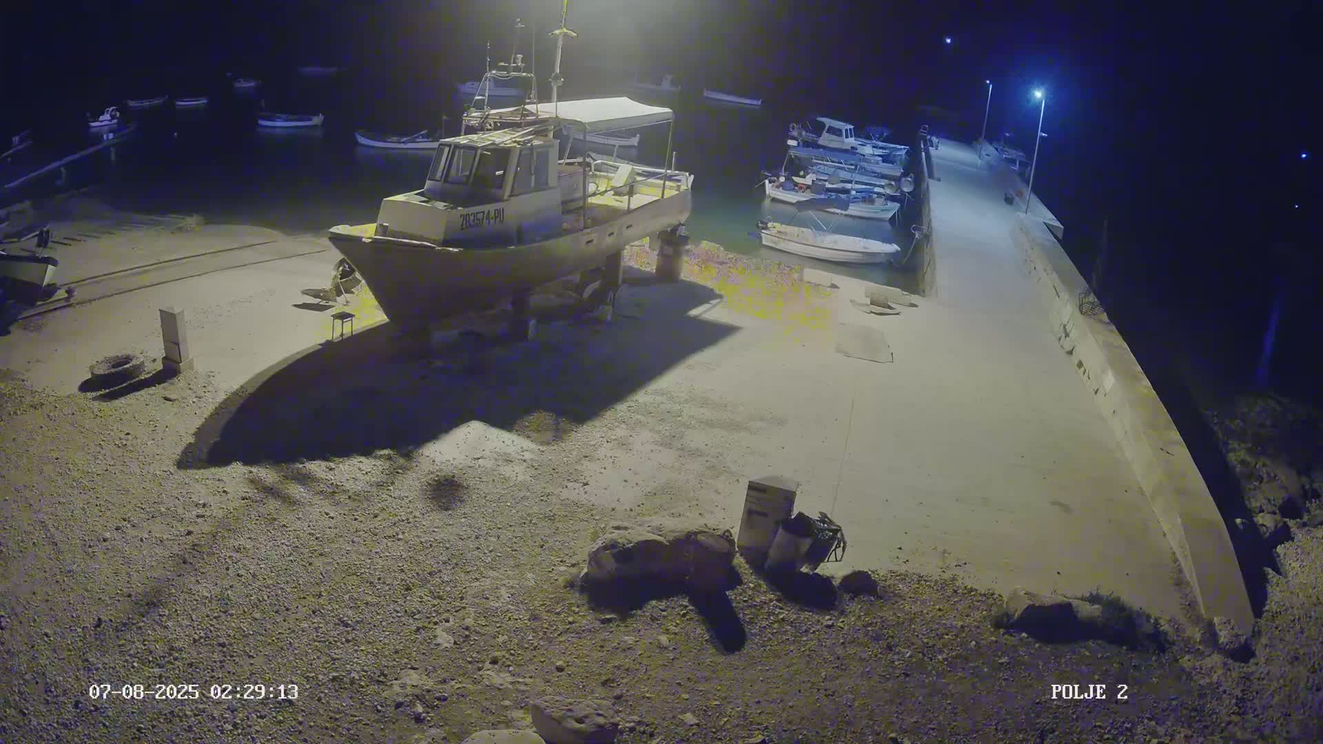 Premantura, Marina Uvala Polje Bay Live Cam - Medulin, Istria, Croatia