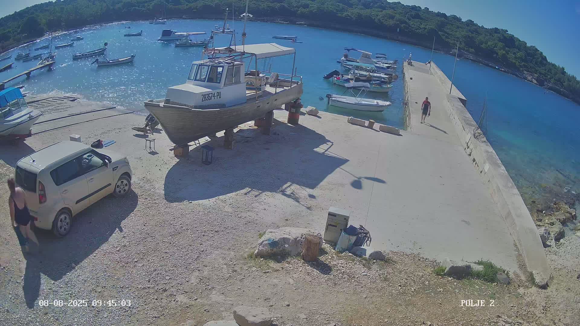 Premantura, Marina Uvala Polje Bay Live Cam - Medulin, Istria, Croatia