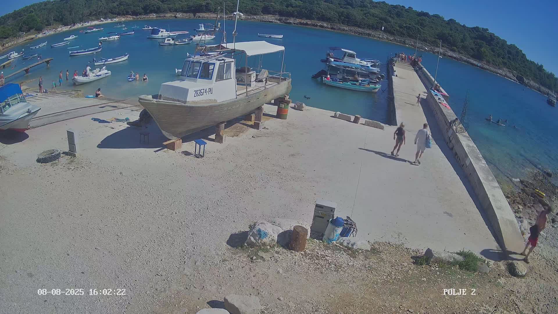 Premantura, Marina Uvala Polje Bay Live Cam - Medulin, Istria, Croatia