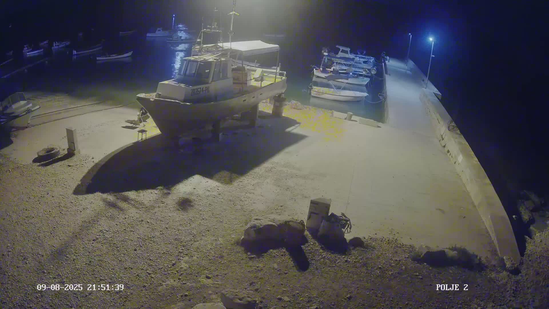 Premantura, Marina Uvala Polje Bay Live Cam - Medulin, Istria, Croatia