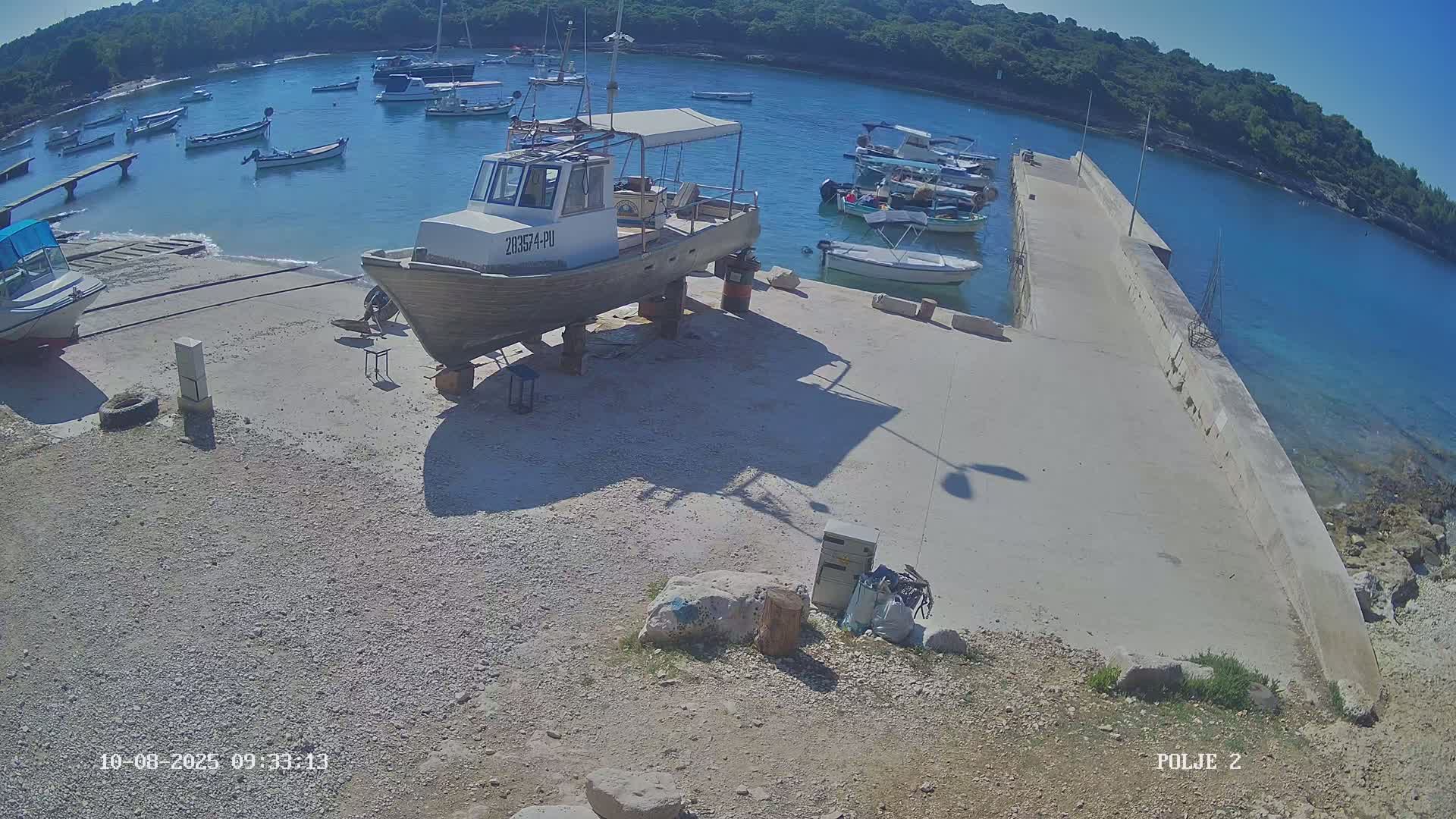 Premantura, Marina Uvala Polje Bay Live Cam - Medulin, Istria, Croatia