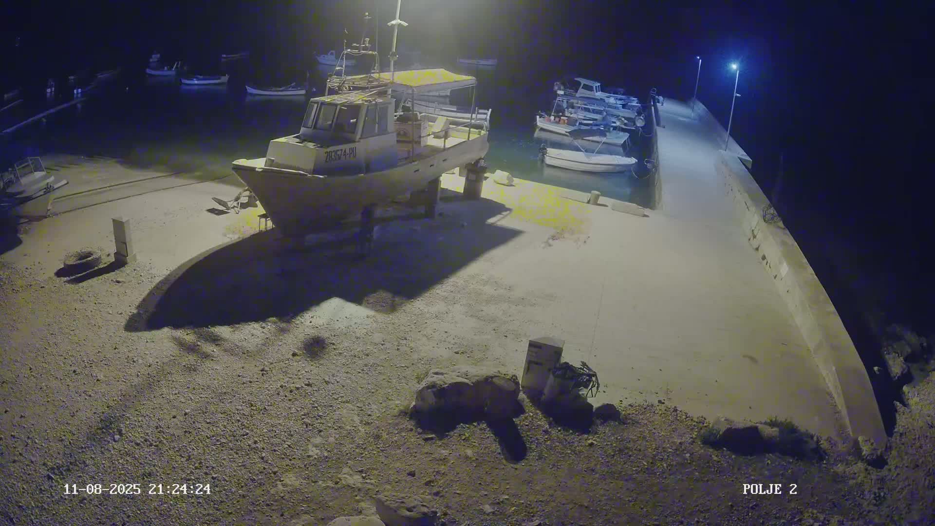 Premantura, Marina Uvala Polje Bay Live Cam - Medulin, Istria, Croatia