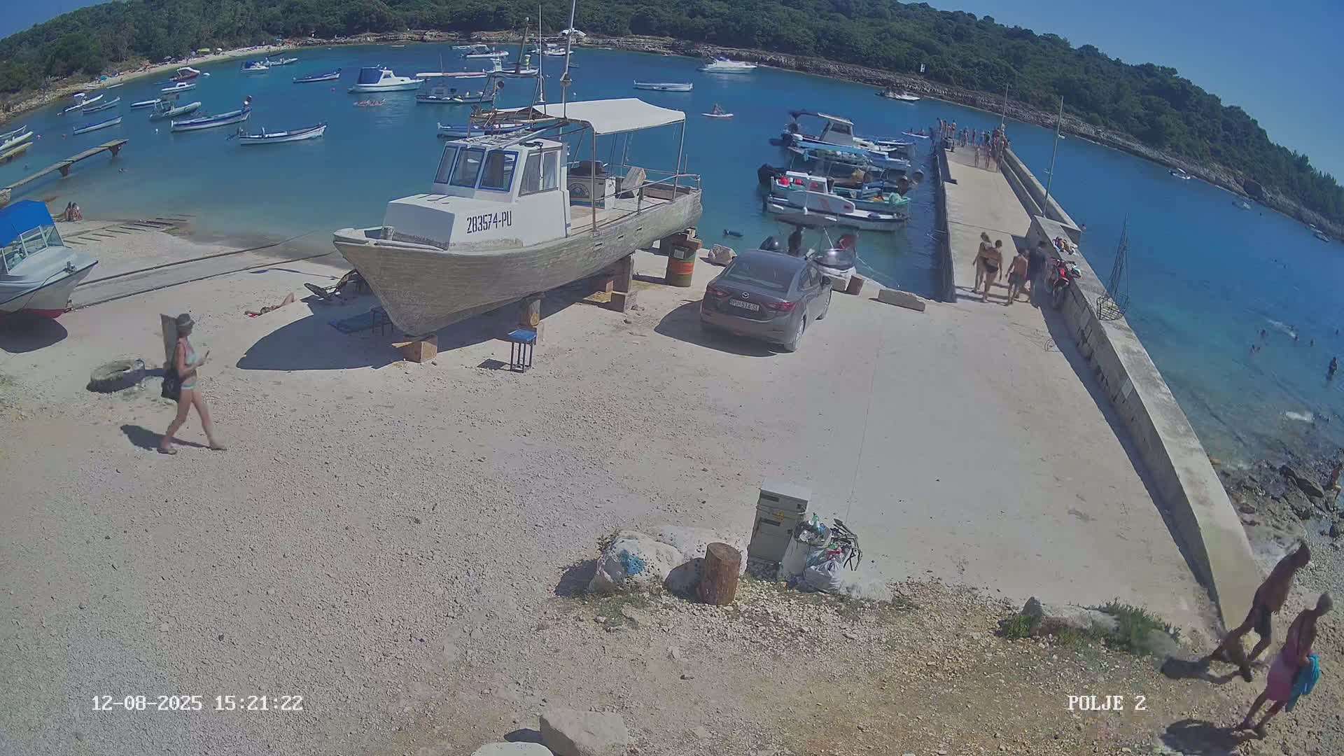 Premantura, Marina Uvala Polje Bay Live Cam - Medulin, Istria, Croatia