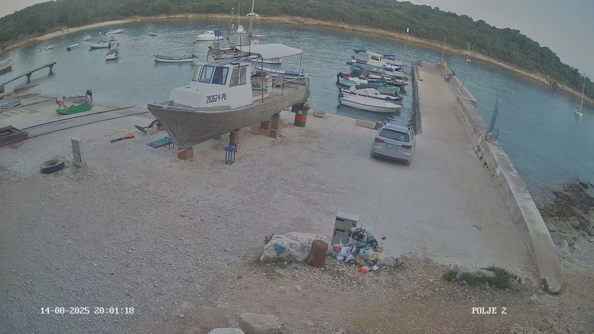 Premantura, Marina Uvala Polje Bay Live Cam - Medulin, Istria, Croatia