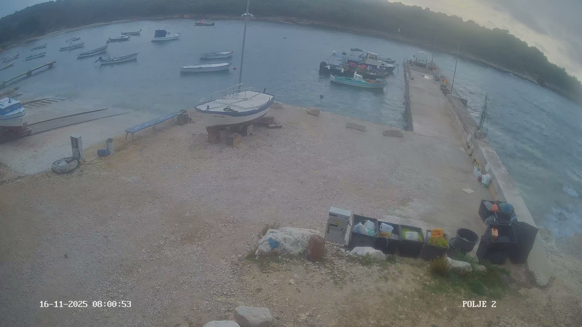 Premantura, Marina Uvala Polje Bay Live Cam - Medulin, Istria, Croatia