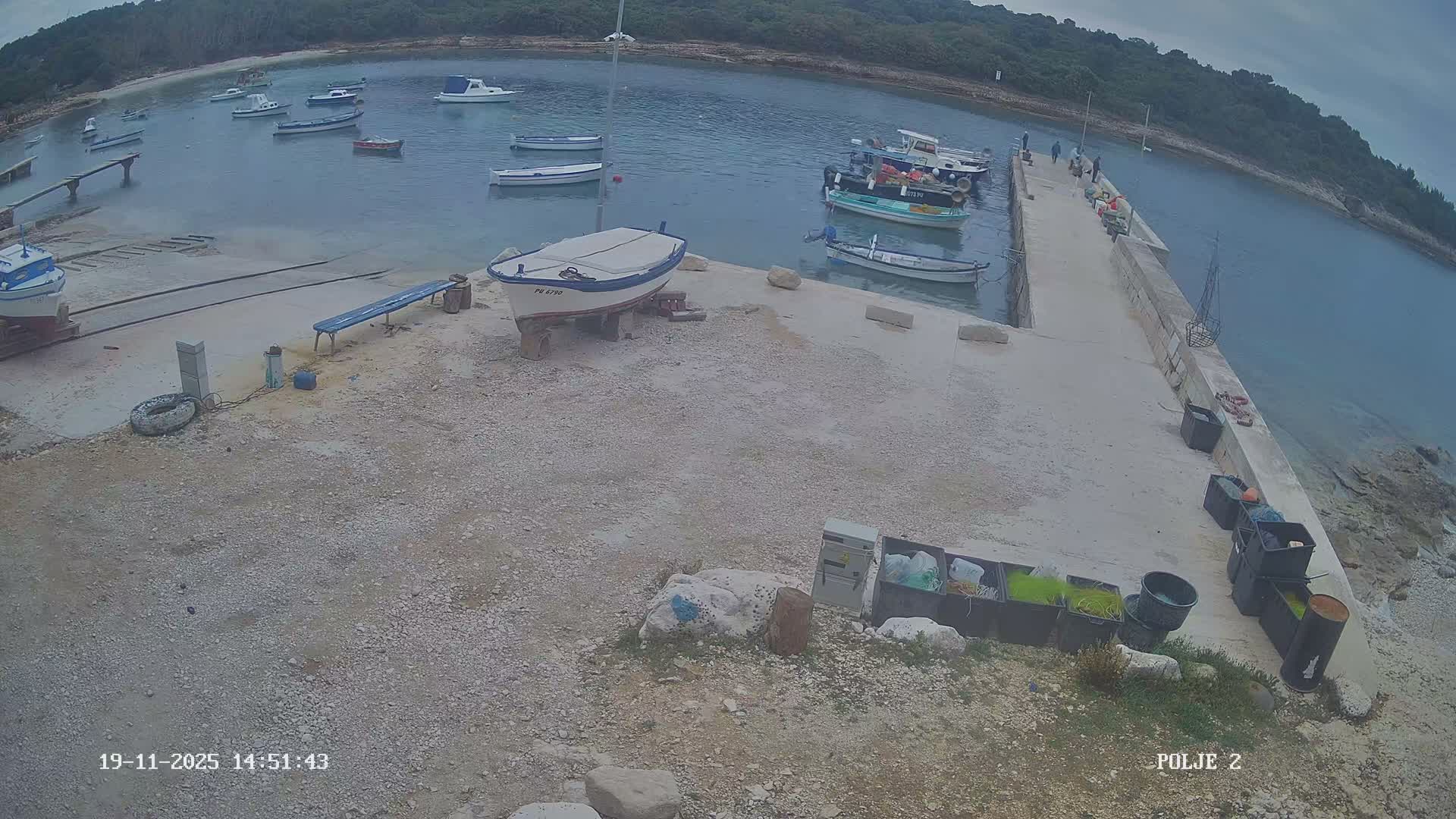 Premantura, Marina Uvala Polje Bay Live Cam - Medulin, Istria, Croatia