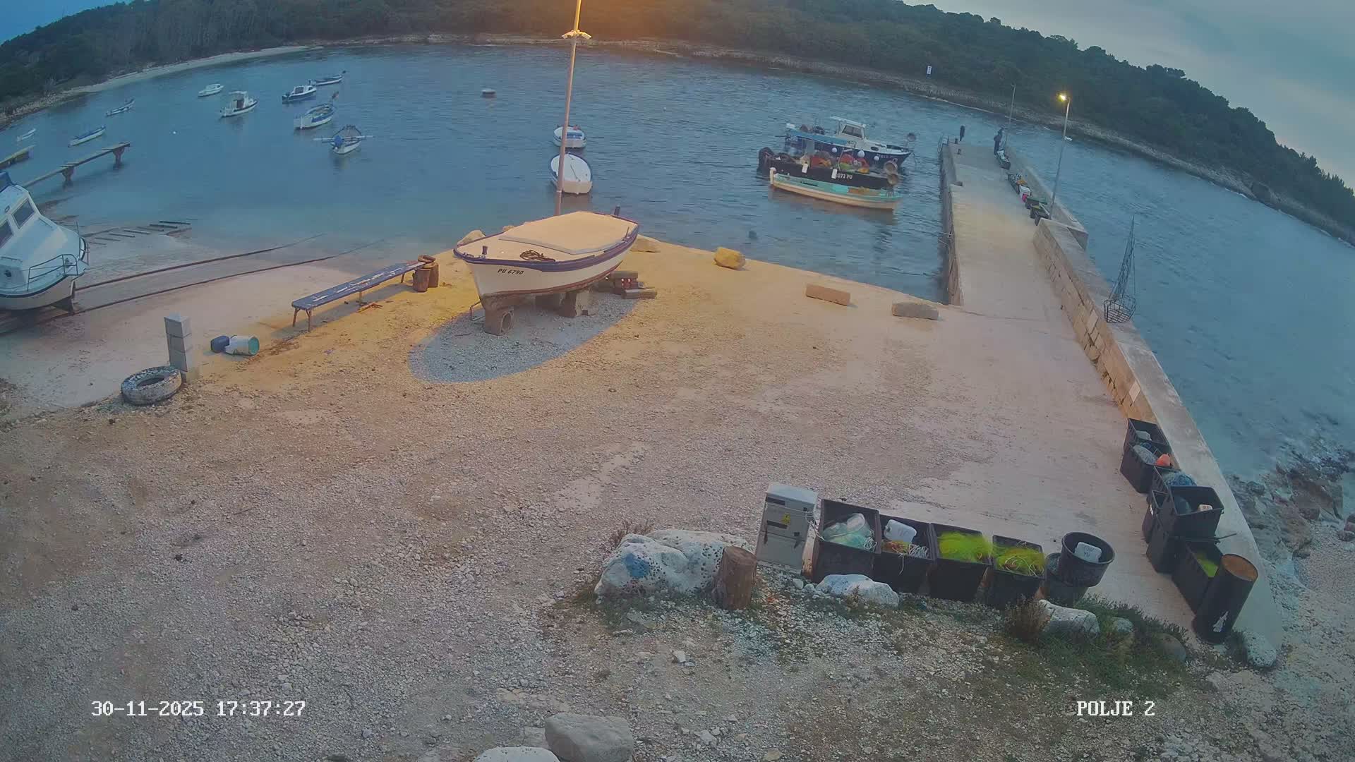 Premantura, Marina Uvala Polje Bay Live Cam - Medulin, Istria, Croatia
