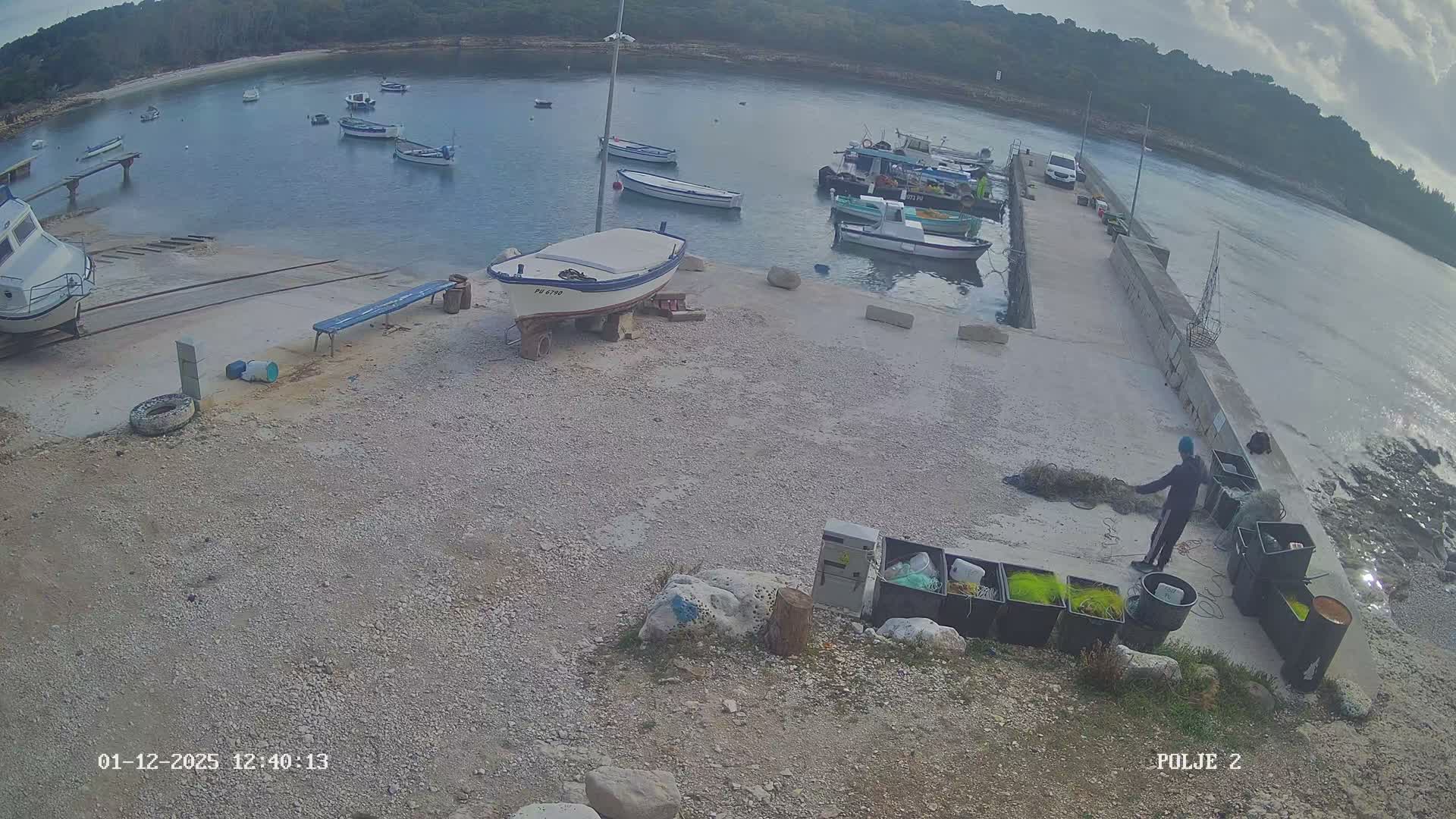 Premantura, Marina Uvala Polje Bay Live Cam - Medulin, Istria, Croatia