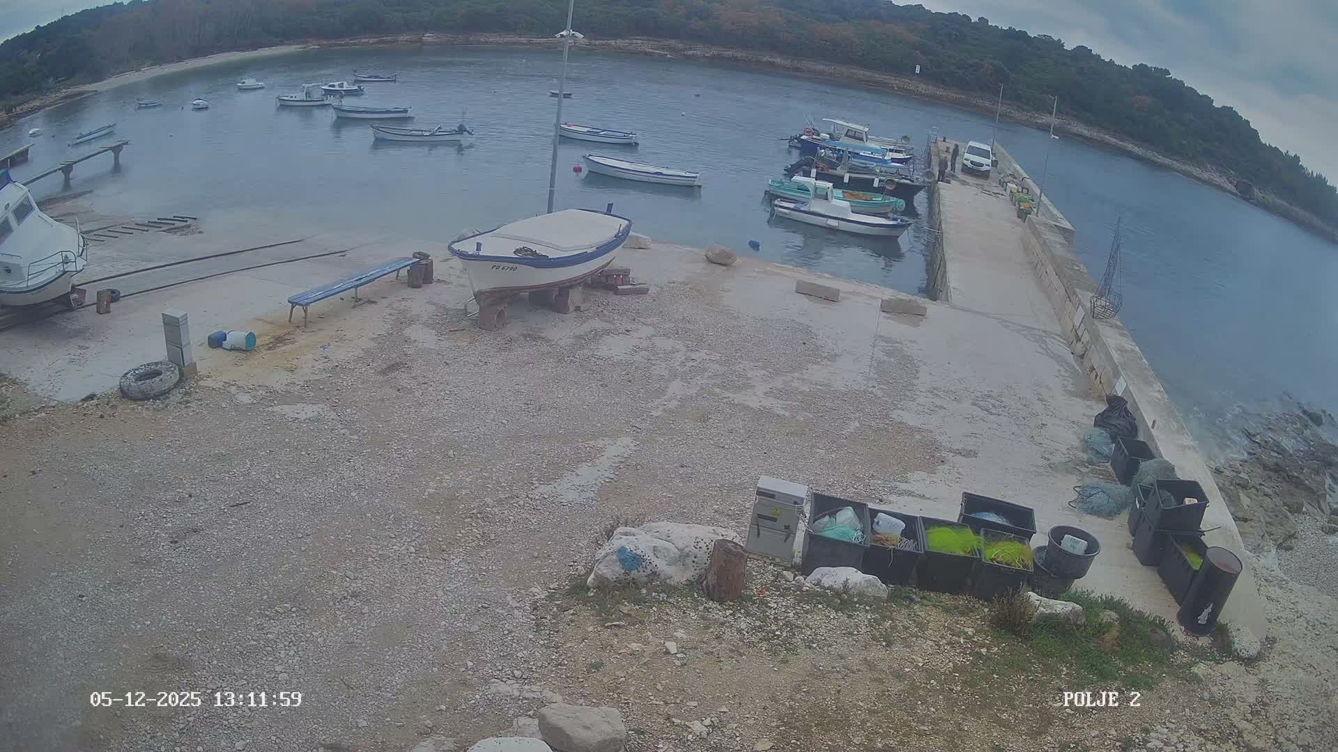 Premantura, Marina Uvala Polje Bay Live Cam - Medulin, Istria, Croatia