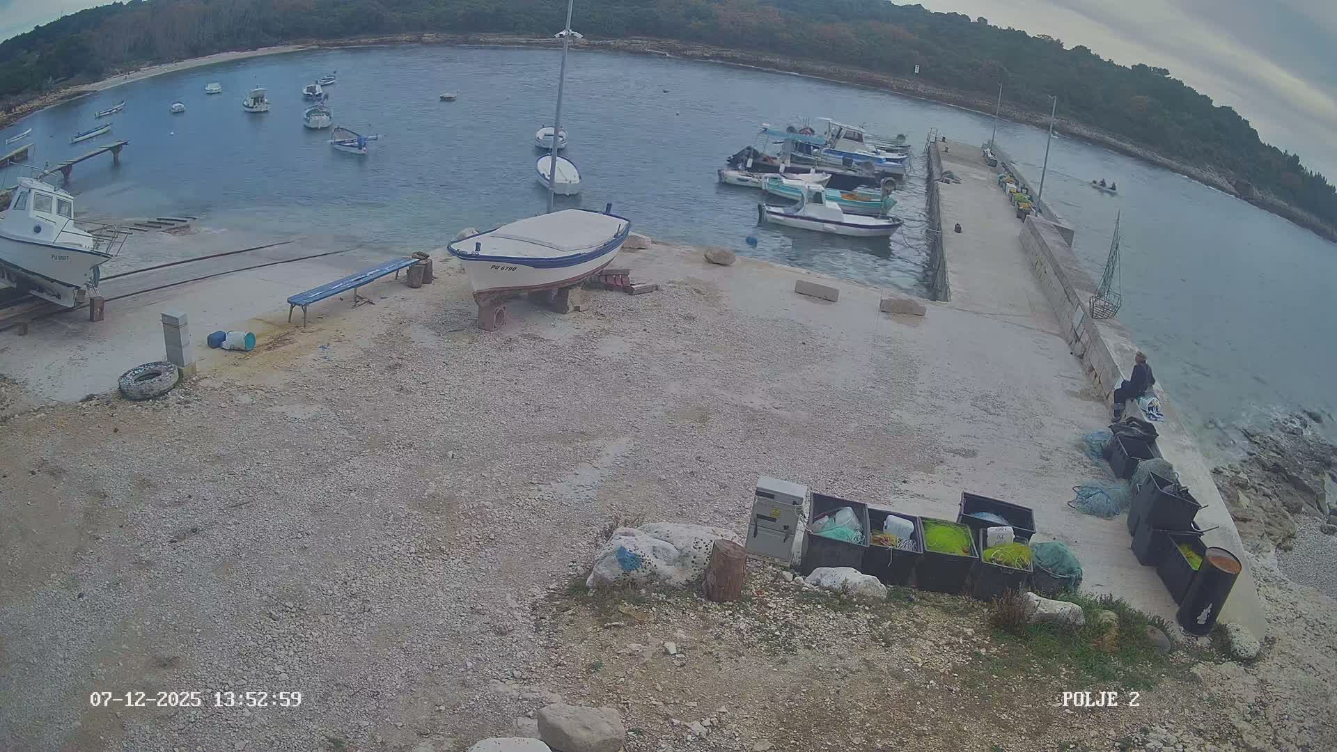 Premantura, Marina Uvala Polje Bay Live Cam - Medulin, Istria, Croatia