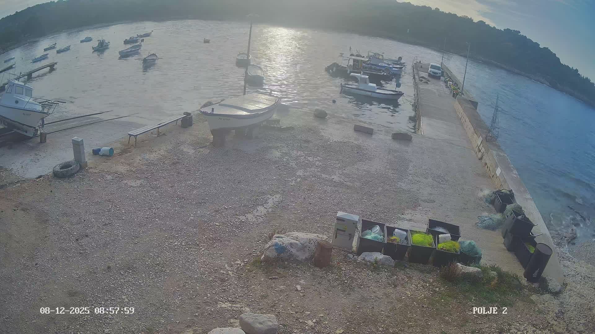 Premantura, Marina Uvala Polje Bay Live Cam - Medulin, Istria, Croatia