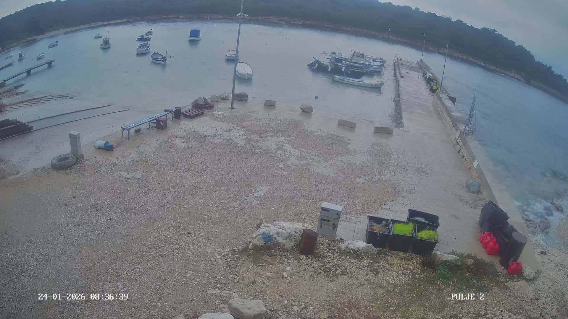 Premantura, Marina Uvala Polje Bay Live Cam - Medulin, Istria, Croatia