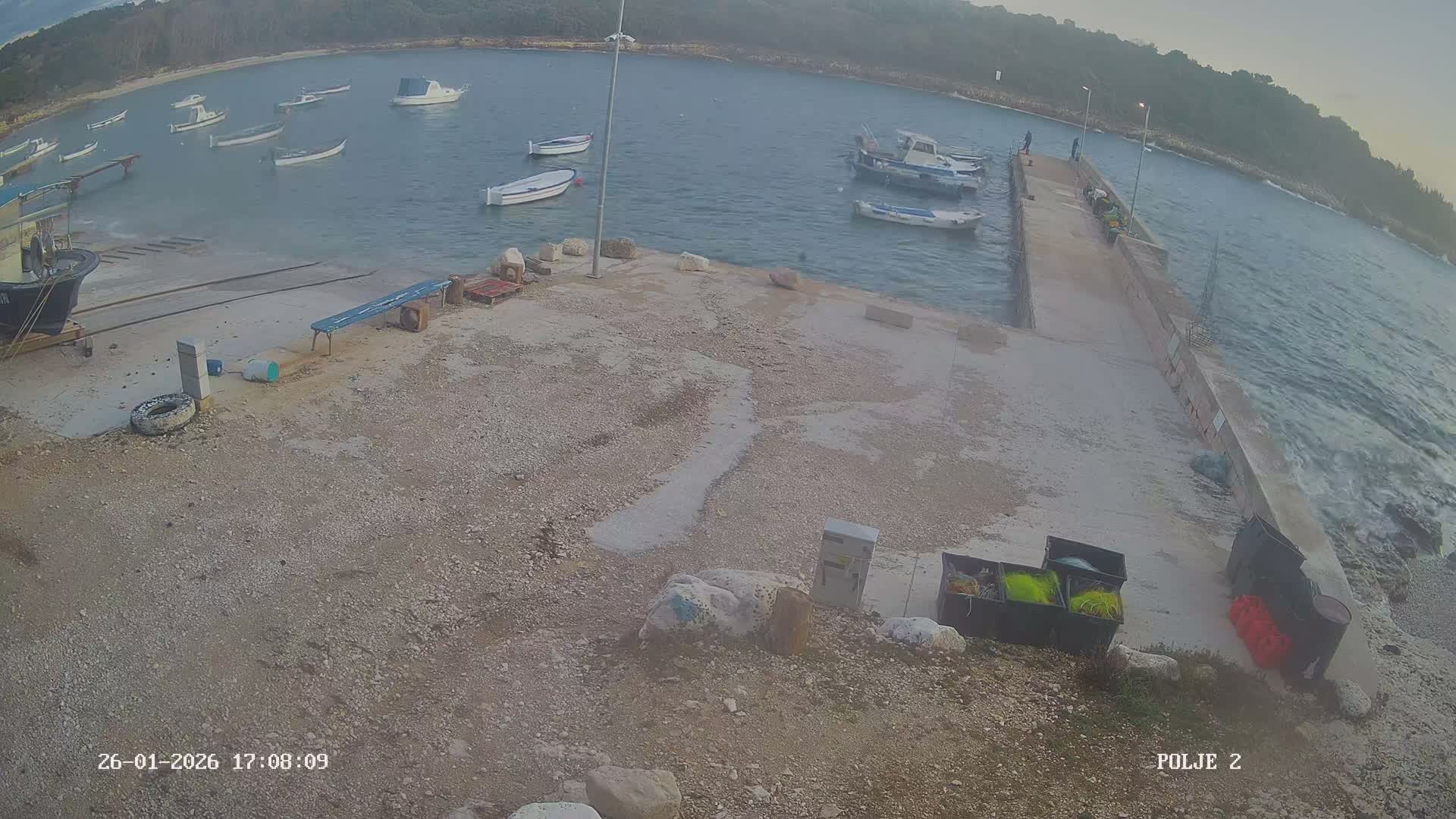 Premantura, Marina Uvala Polje Bay Live Cam - Medulin, Istria, Croatia