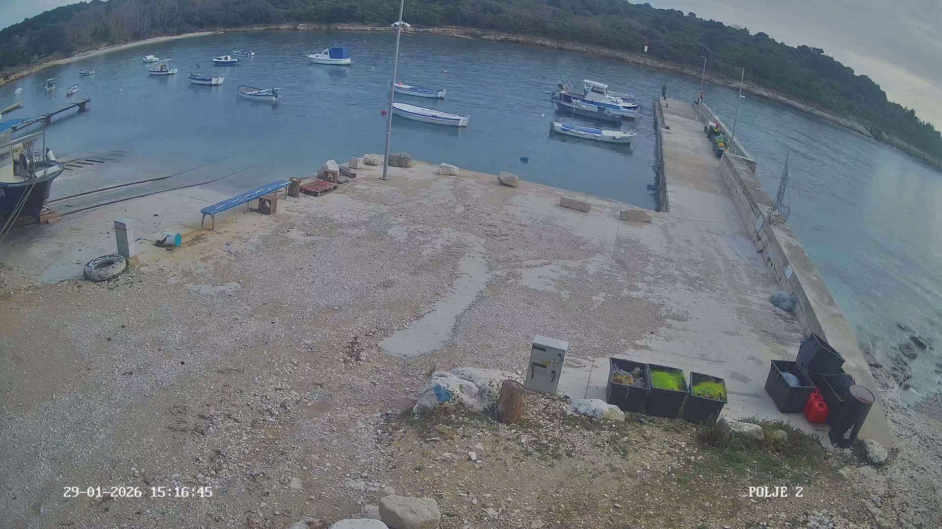 Premantura, Marina Uvala Polje Bay Live Cam - Medulin, Istria, Croatia